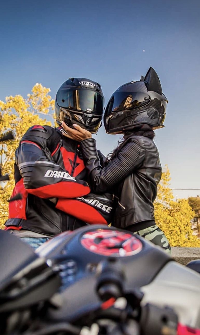 770x1290 MotoKitty. Bike couple, Motorcycle couple picture, Biker couple, Phone