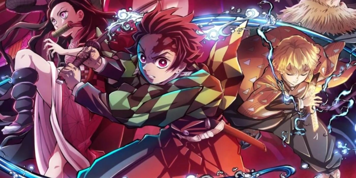 1400x700 Demon Slayer Showcases More Action From Entertainment District Arc, Dual Screen