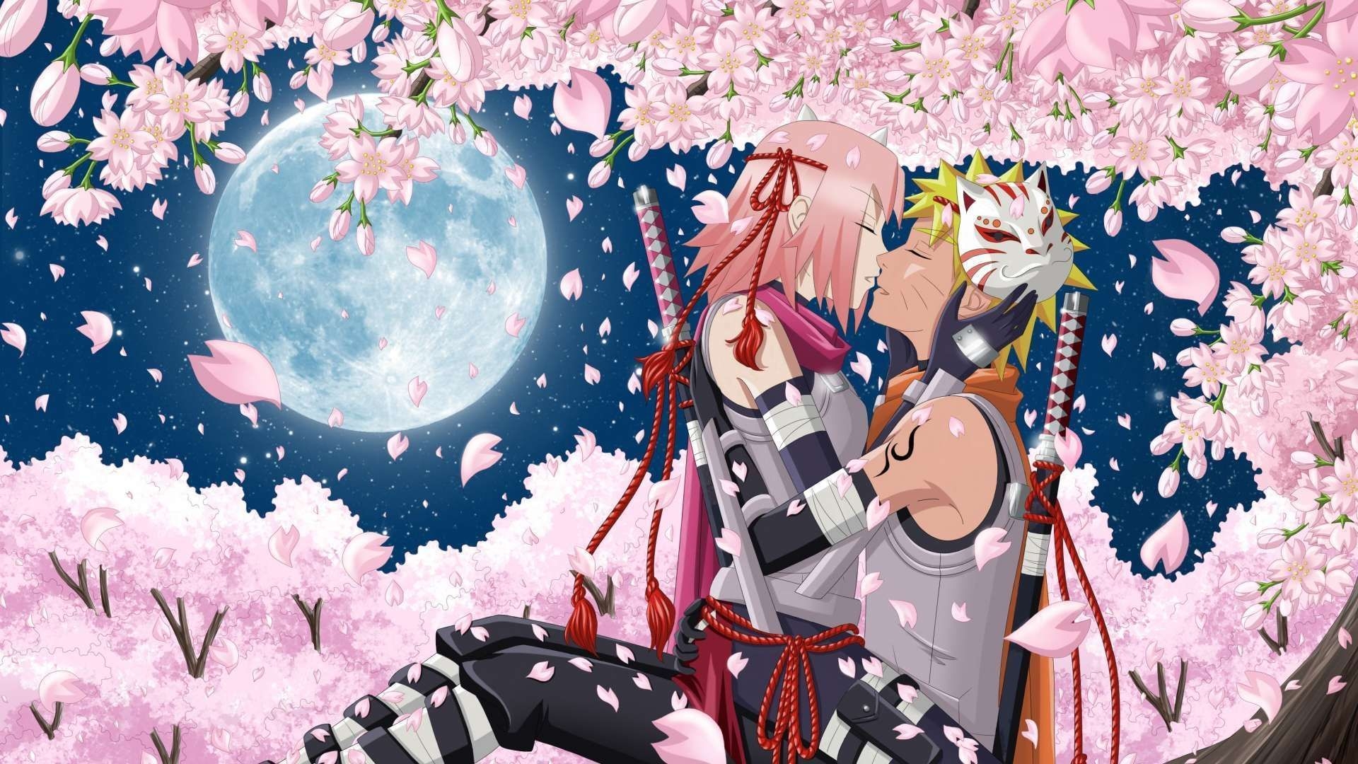 1920x1080 Anime Cherry Blossom Wallpaper, Desktop