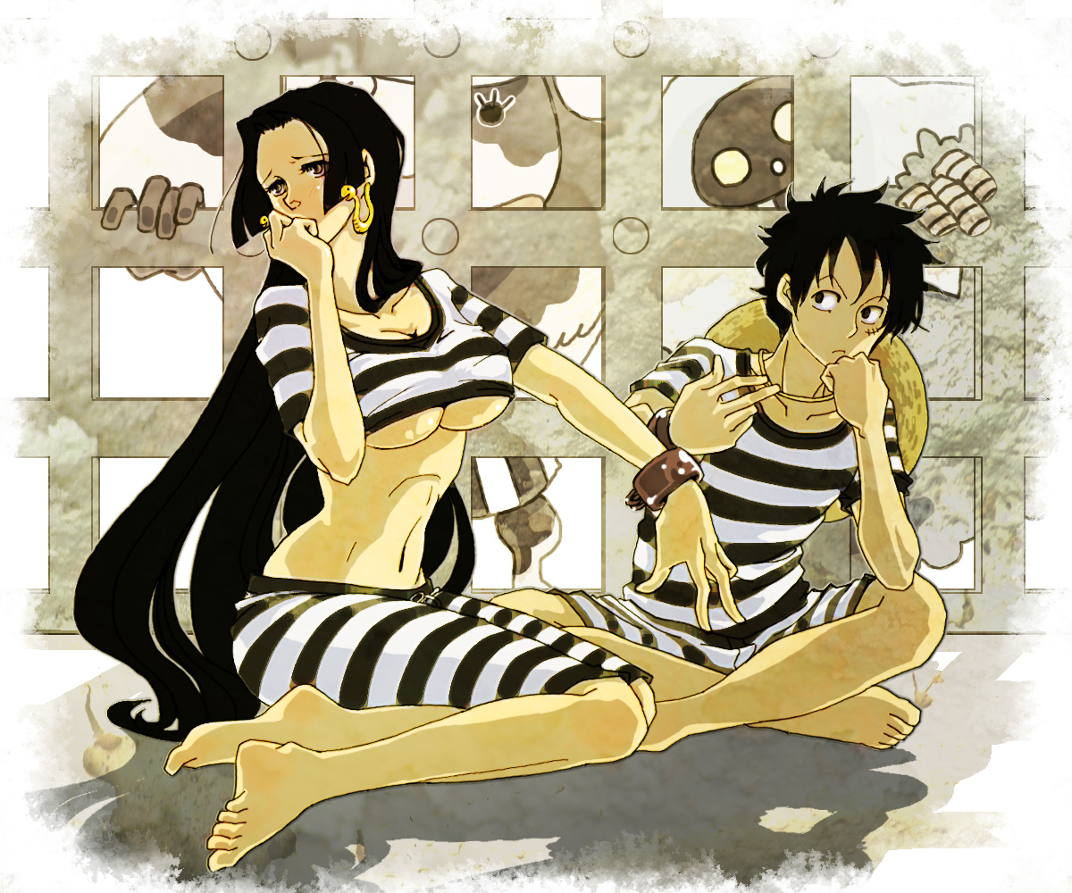 1200x1000 hd wallpaper: Boa Hancock Luffy in Prison 0055, Desktop