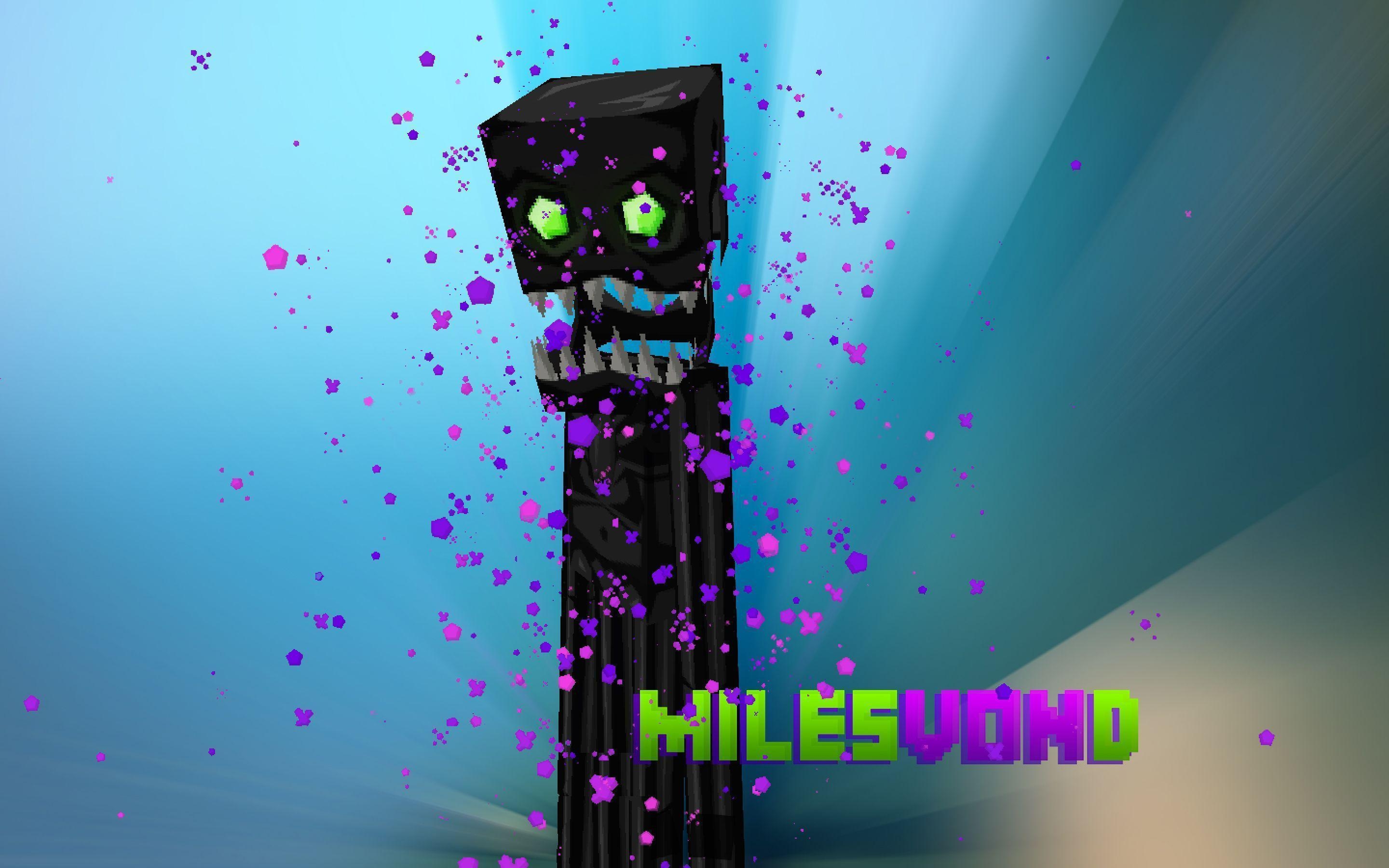 2880x1800 Minecraft Enderman Desktop + Mobile Wallpaper PSD, Desktop