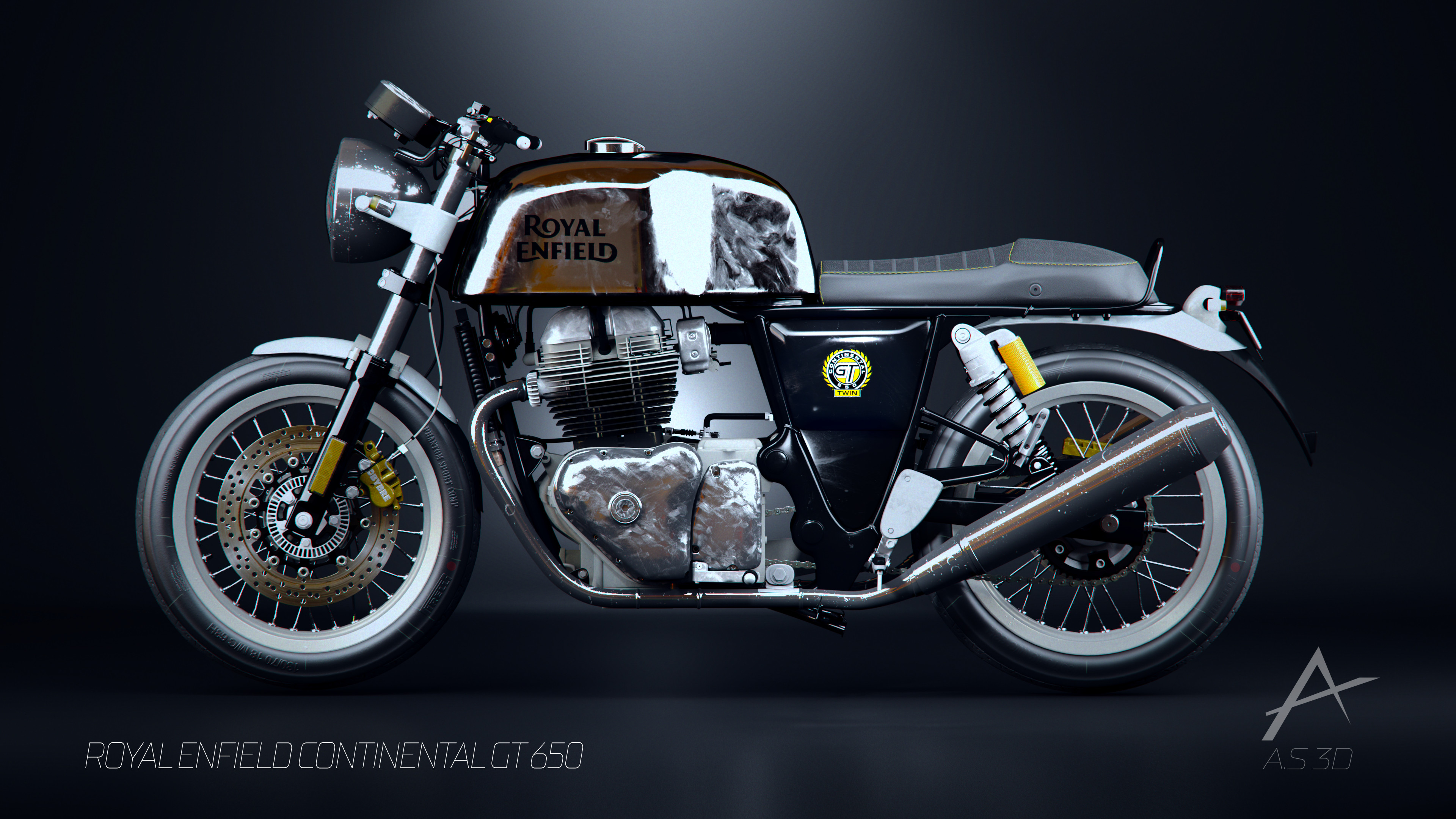 3840x2160 Royal Enfield GT 650, Desktop