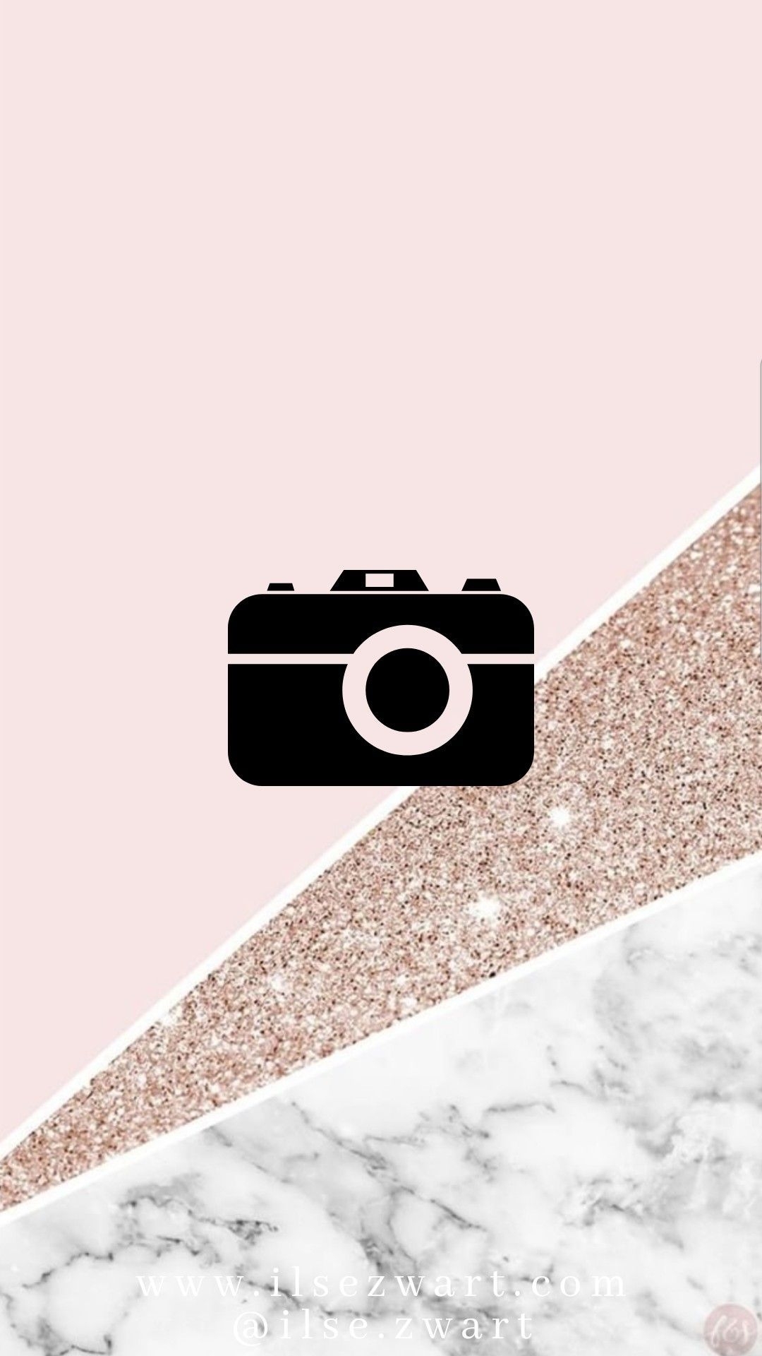 1080x1920 PINK GLITTER MARBLE HIGHLIGHT ICONS BY ilsezwart.com, Phone