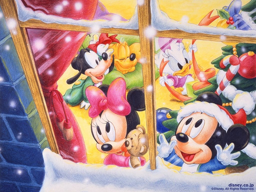 1030x770 Disney Christmas Wallpaper []. Disney characters christmas, Disney christmas, Disney characters wallpaper, Desktop