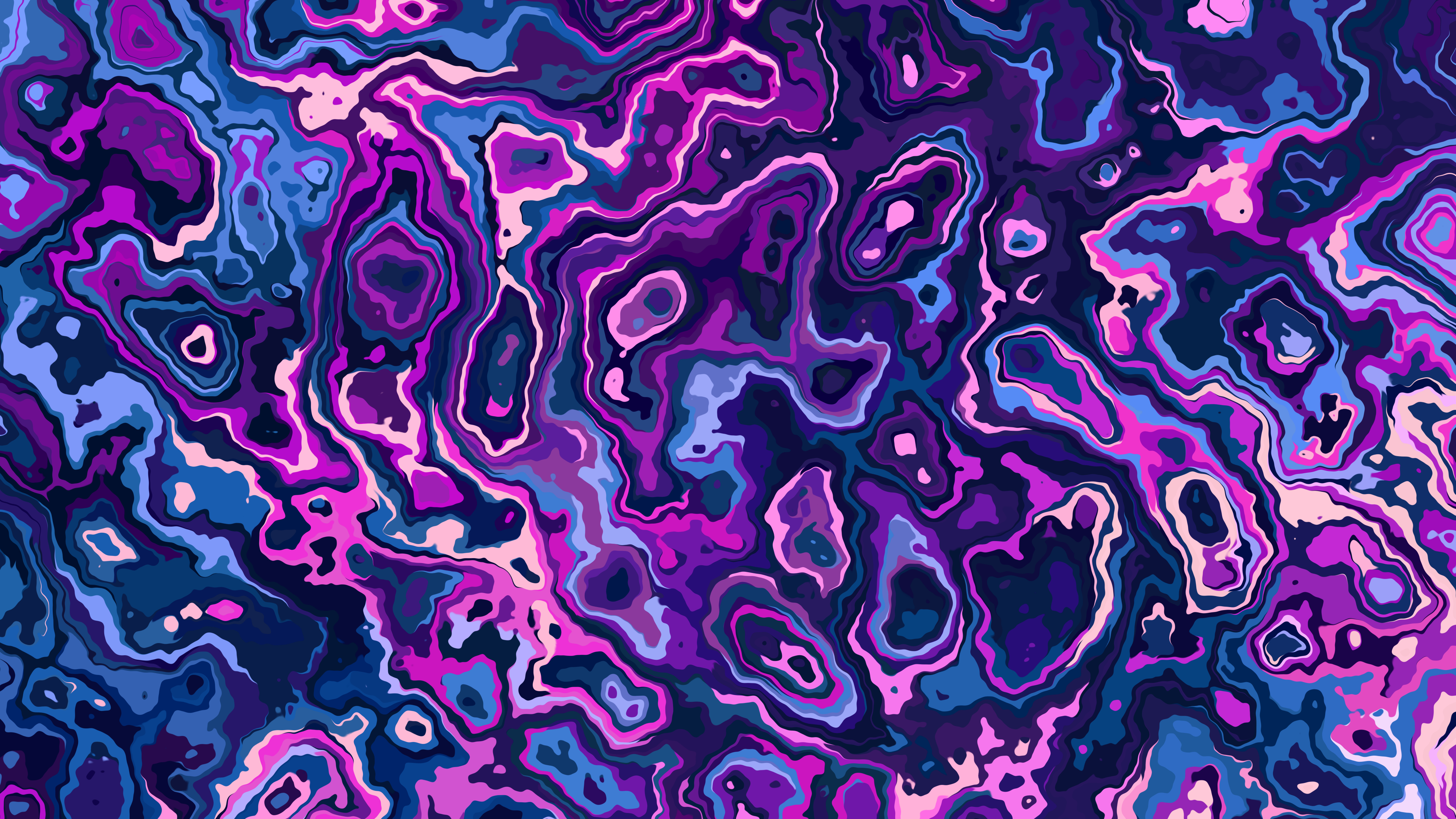 3840x2160 4K, blue, digital, abstract, artwork, pink, purple Gallery HD Wallpaper, Desktop