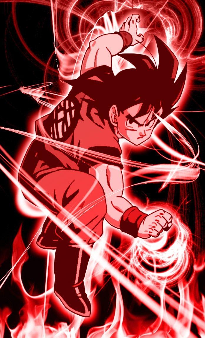 700x1150 Goku KaioKen, Phone