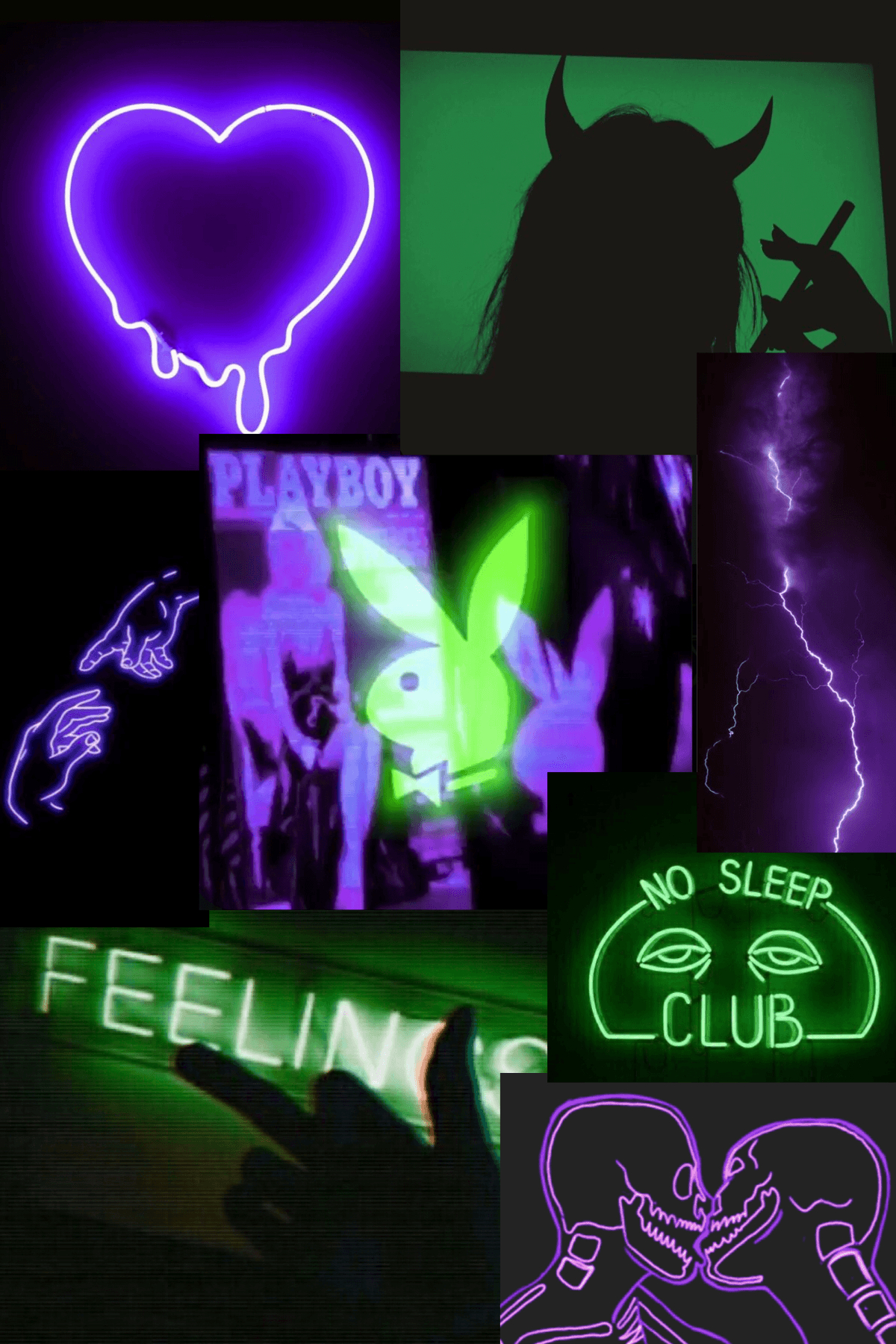 1200x1800 Neon Green and Purple Wallpaper Free Neon Green and Purple Background, Phone