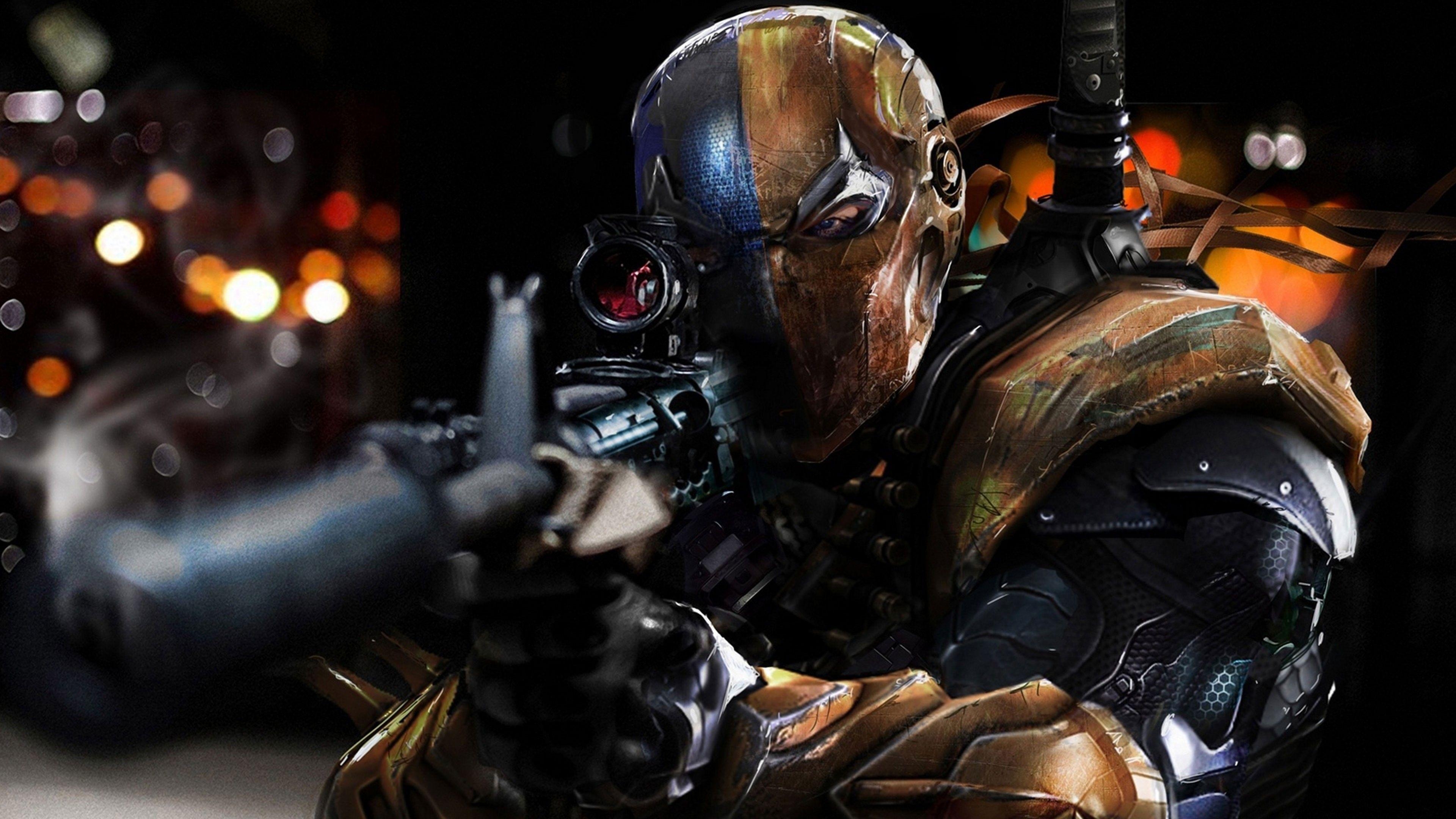 3840x2160 Deathstroke Suicide Squad Ultra HD Wallpaper free desktop, Desktop