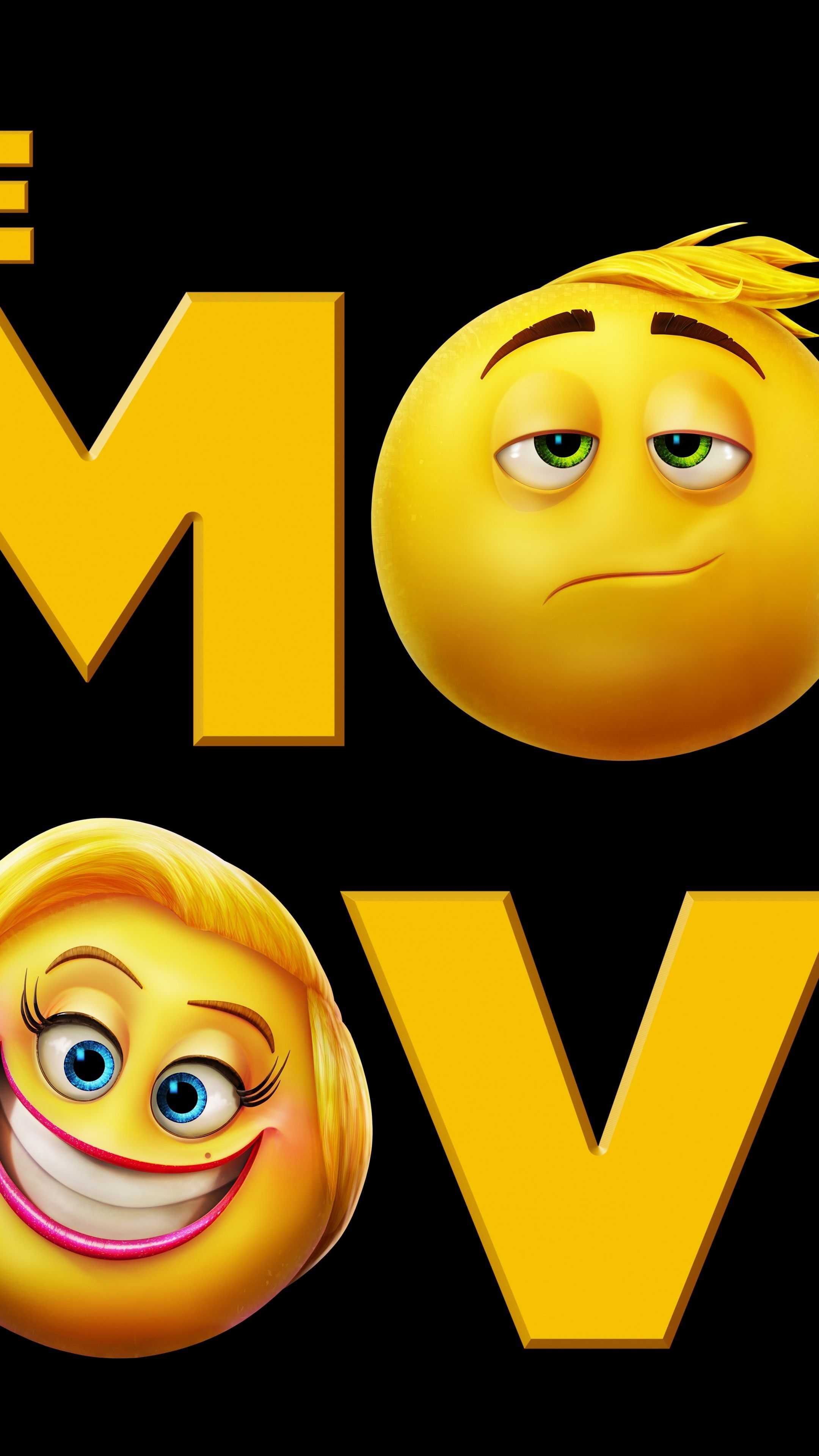 2160x3840 Wallpaper Emojimovie: Express Yourself, smiley, 4k, Movies, Phone