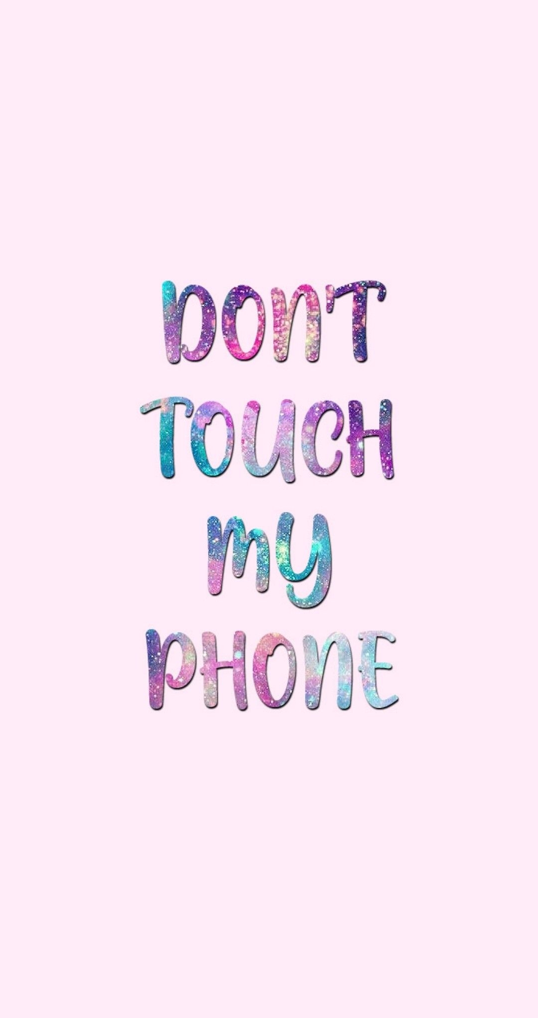 1080x2050 Don't touch my phone di 2020 (Dengan gambar). Wallpaper lucu, Phone