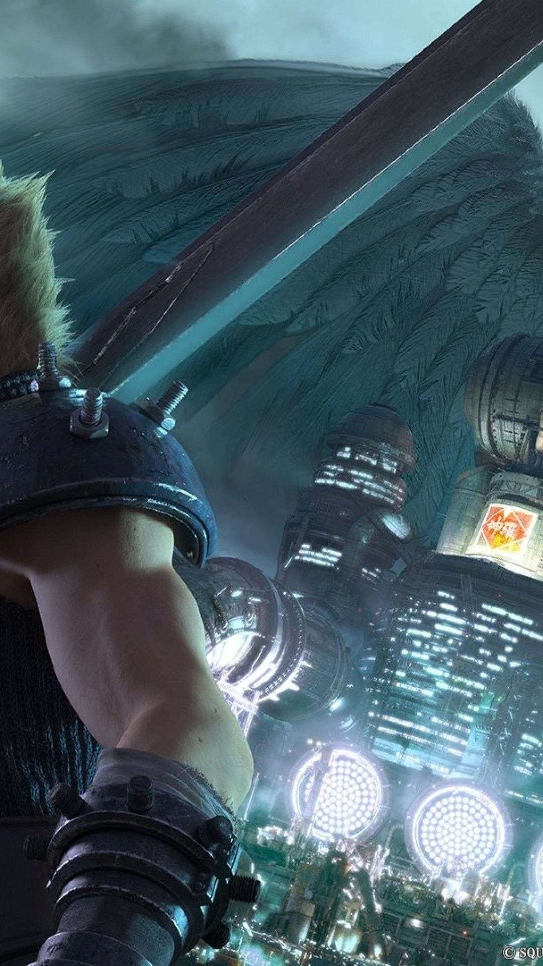 1080x1920 Final Fantasy Vii, Cloud Strife, Big Sword, Armor Final, Phone