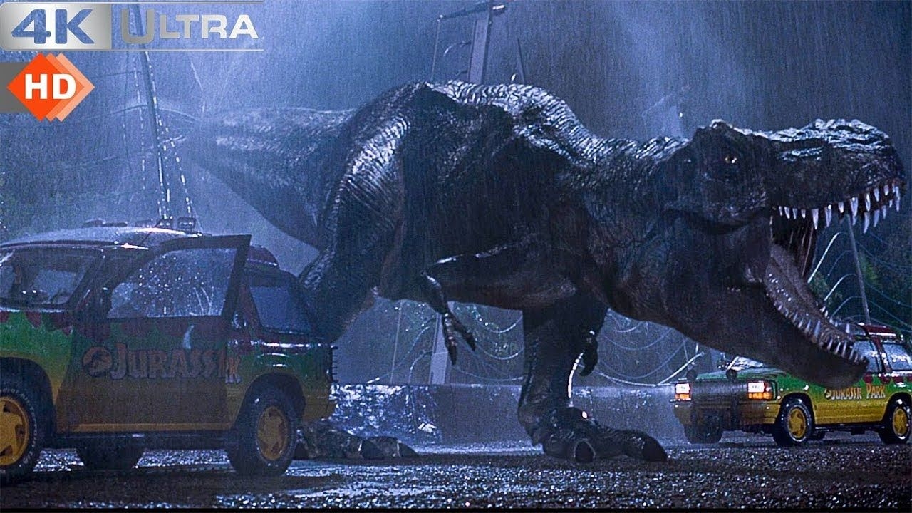 1280x720 Jurassic Park 1993 Rex Attack Scene 4k, Desktop