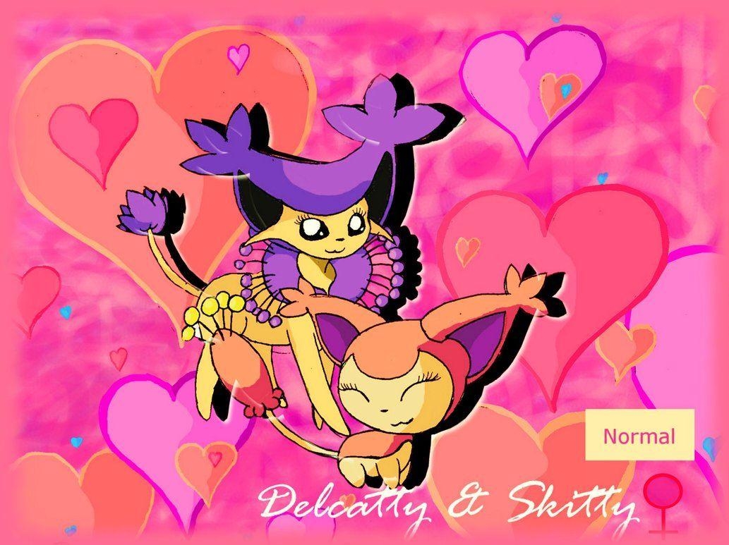 1040x780 Delcatty image Skitty and Delcatty HD wallpaper and background, Desktop