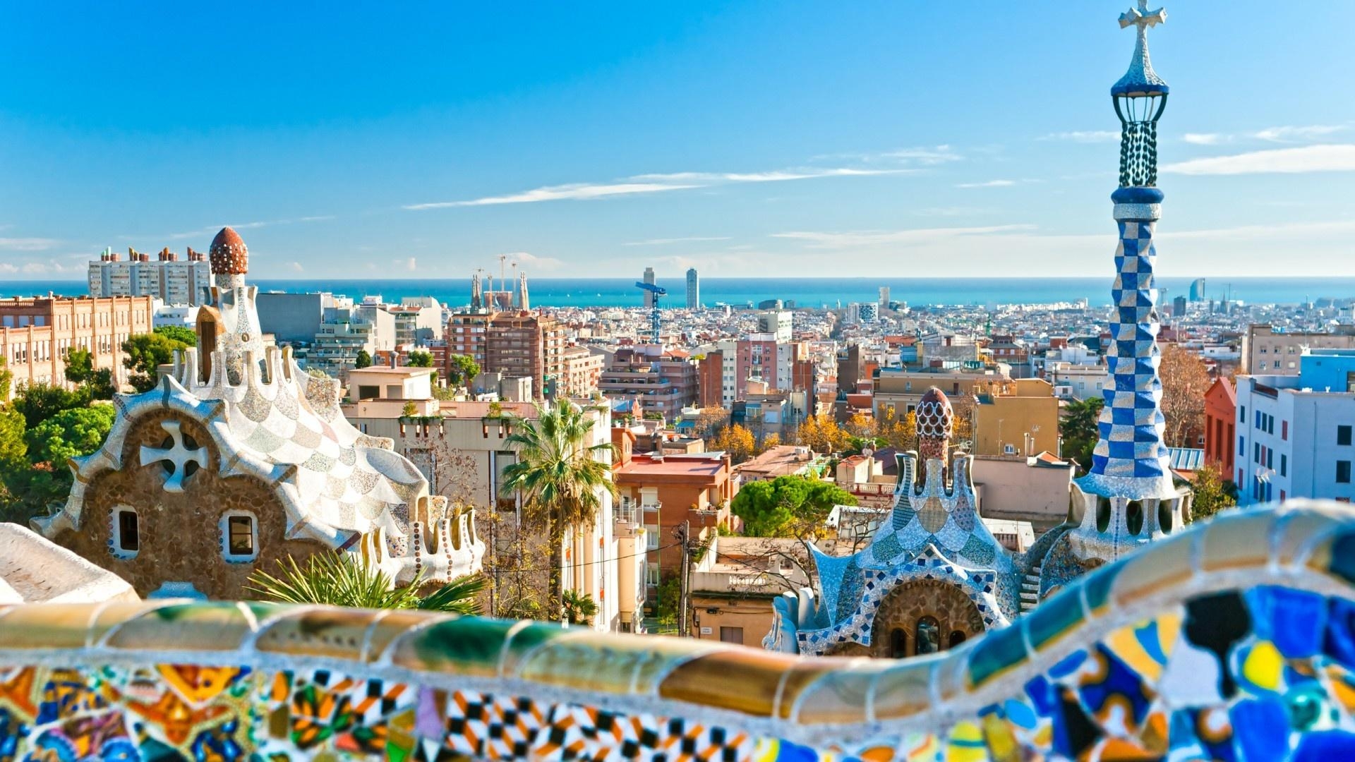 1920x1080 Park Güell HD Wallpaper, Desktop