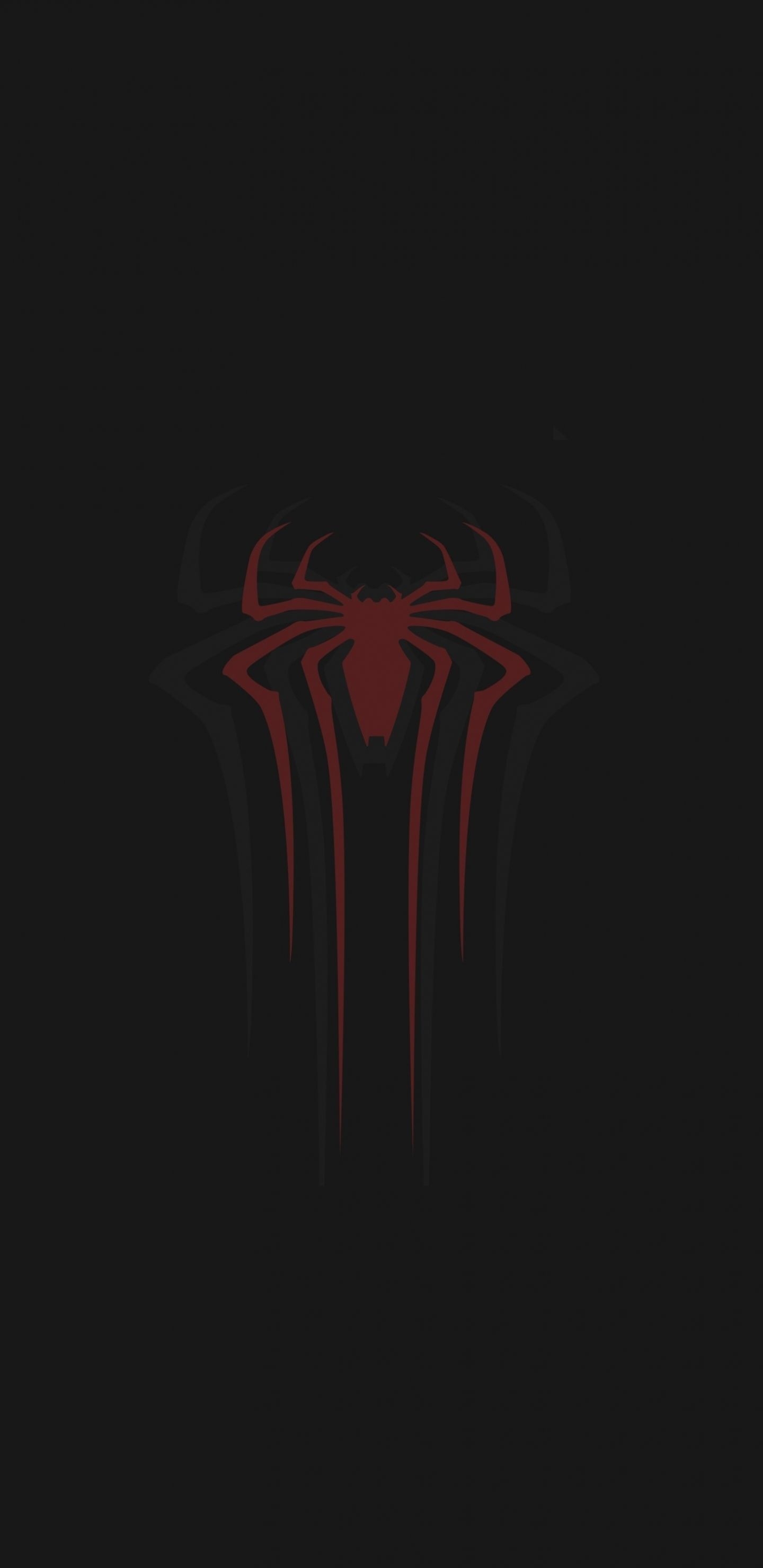 1440x2960 Download  Wallpaper Red, Logo, Spider Man, Minimal, Phone