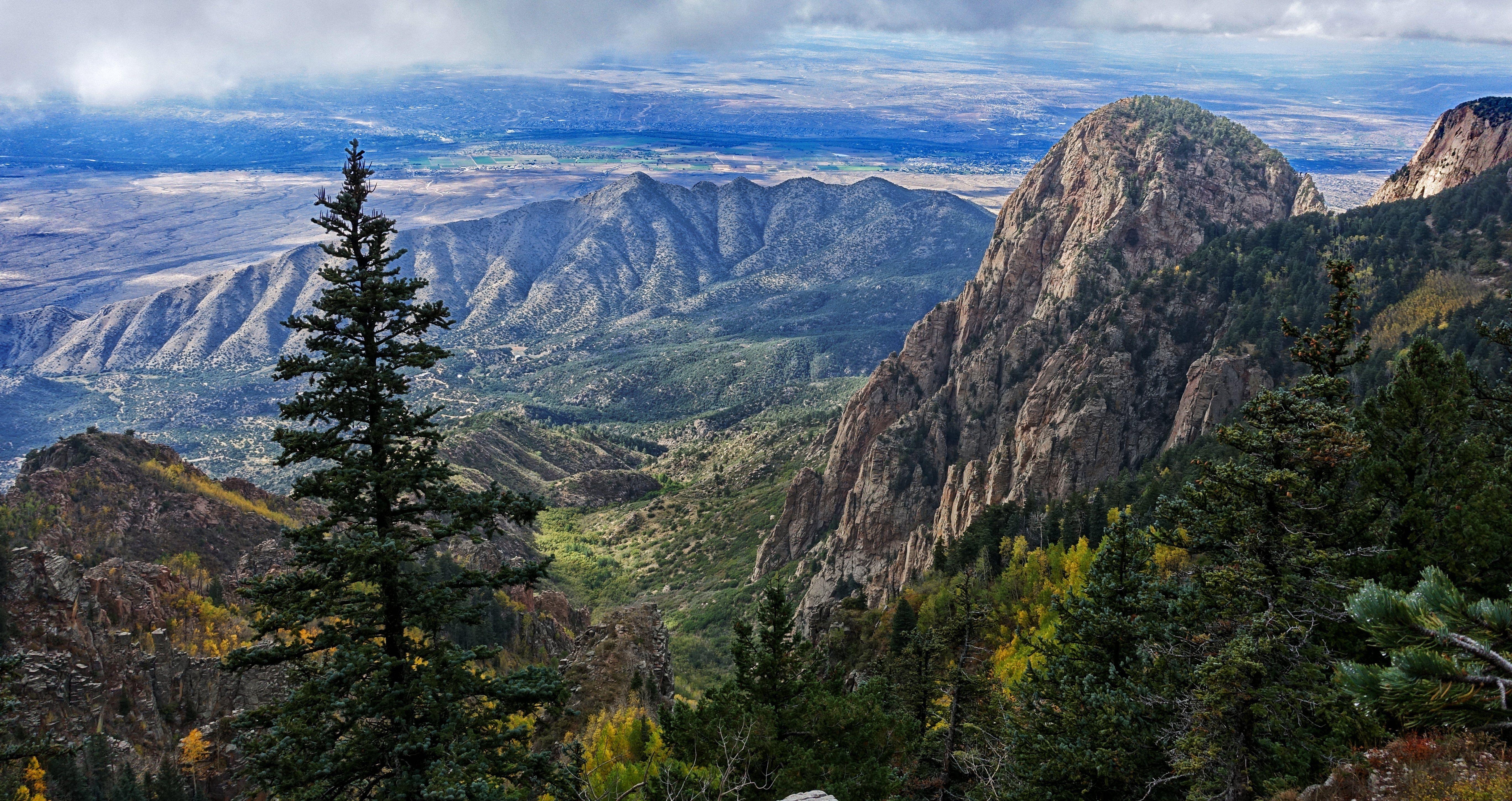 5480x2900 USA Scenery Mountains Fir Bernalillo New Mexico Nature wallpaper, Desktop