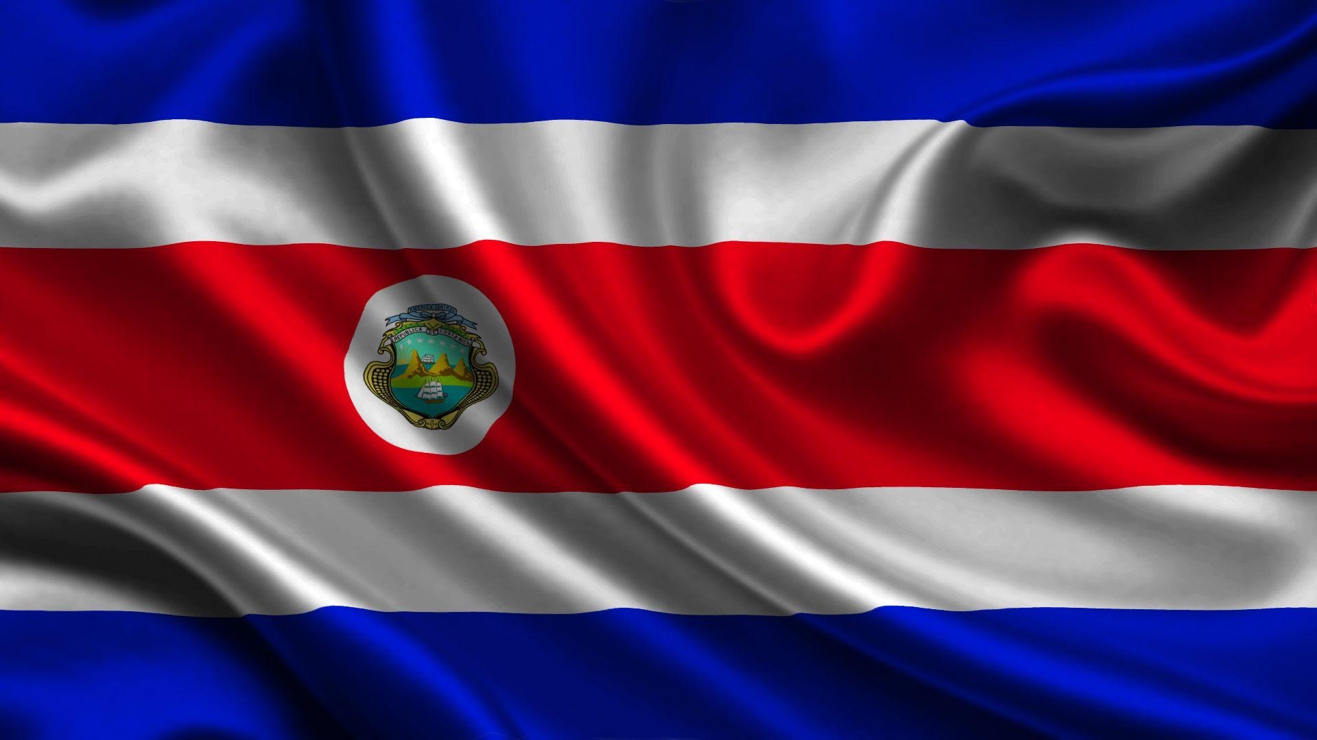 1920x1080 Costa Rica Flag Stripes, Desktop