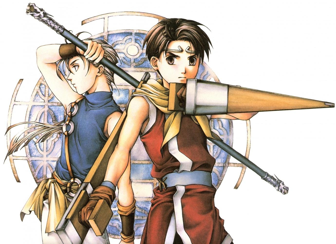 1380x1000 ishikawa fumi suikoden suikoden ii jowy atreides riou genkaku, Desktop