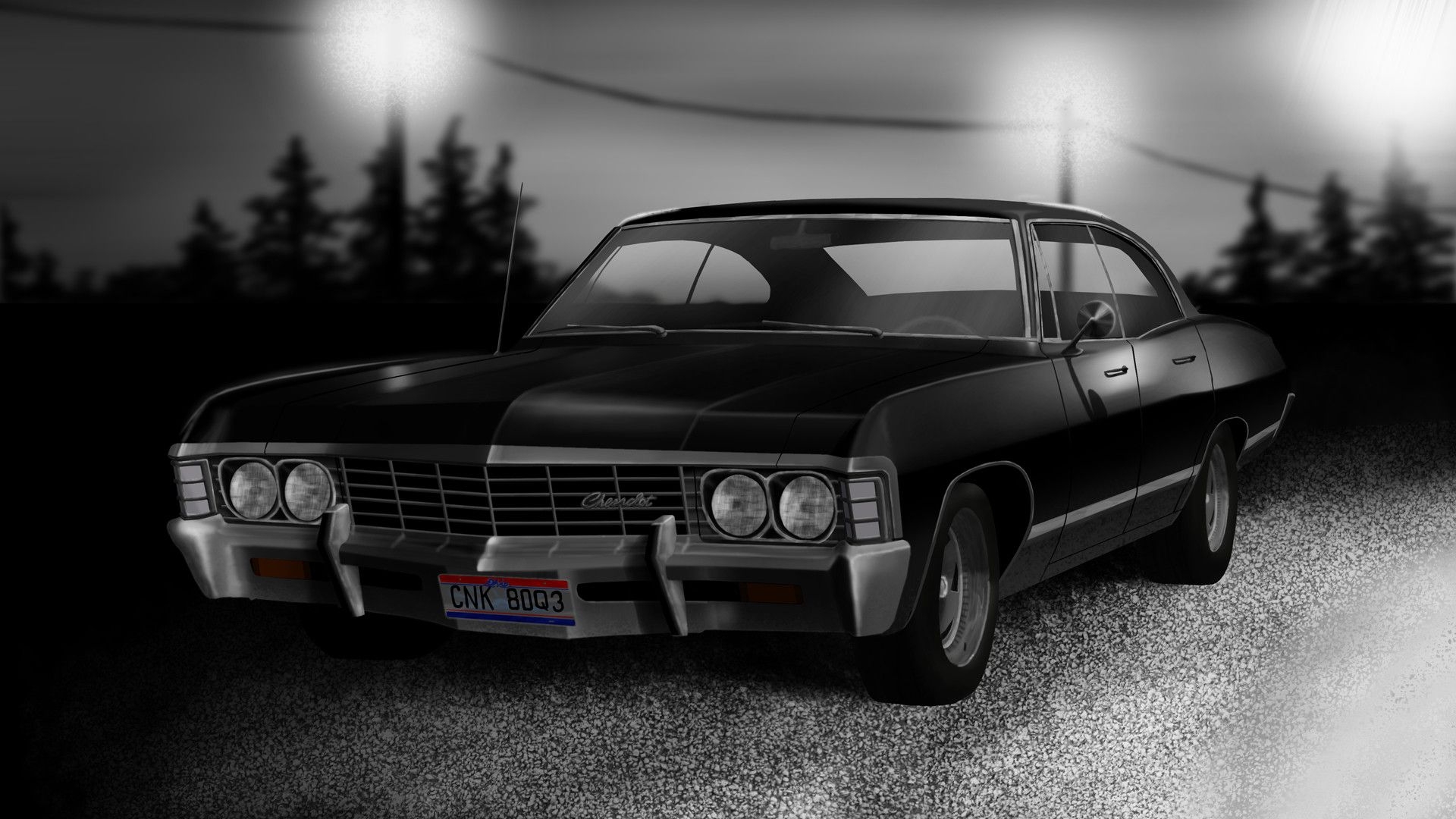 1920x1080 Supernatural Impala Wallpaper, Desktop