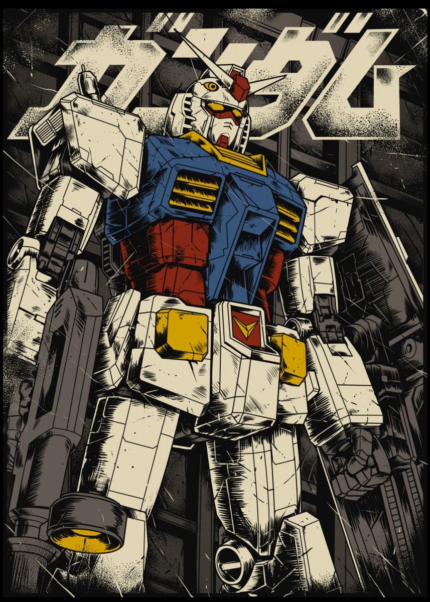 860x1200 RX 78 2 Gundam' Poster by Wahyudi Artwork. Displate. Gundam, Gundam wallpaper, Gundam art, Phone