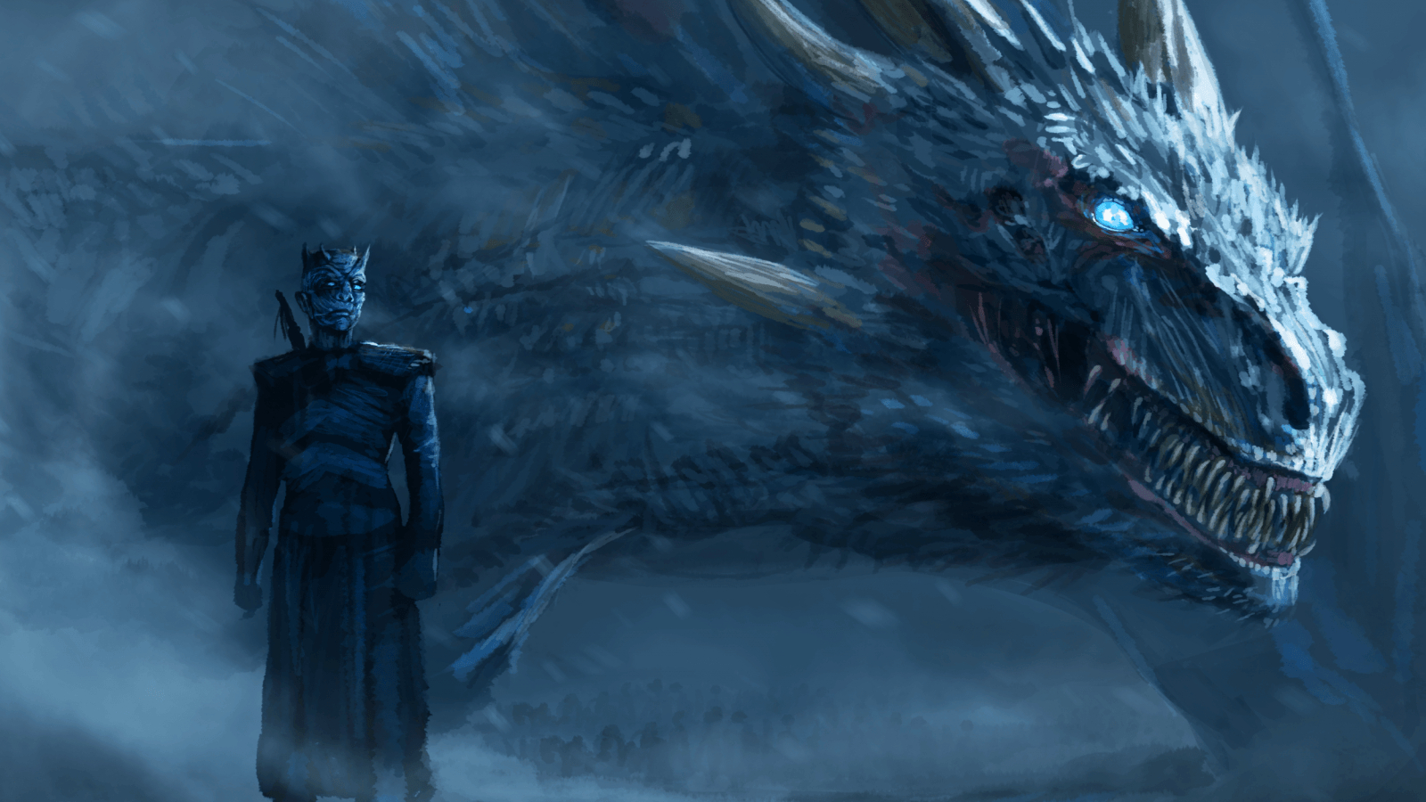 1600x900 Download  Game Of Thrones, Dragon, Artwork, Tv Series, Desktop