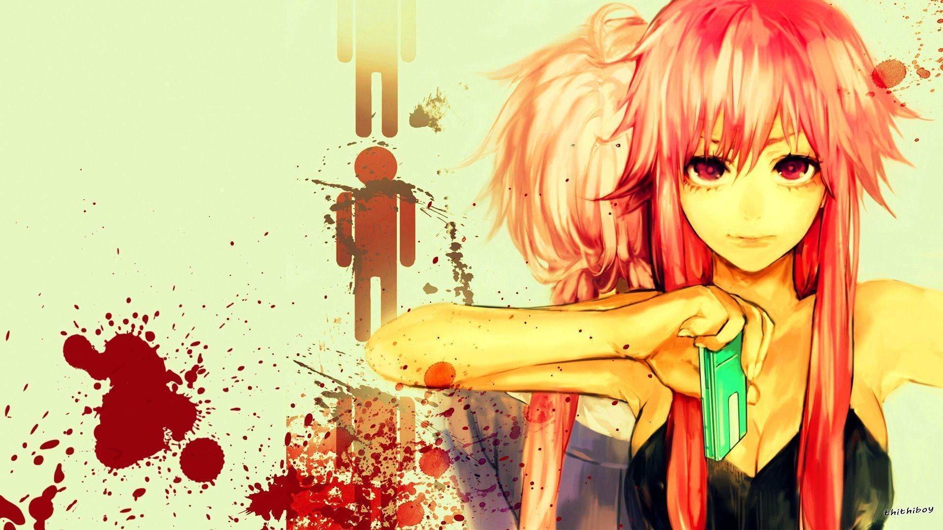 1920x1080 Wallpaper de Gasai Yuno (Mirai Nikki)!, Desktop