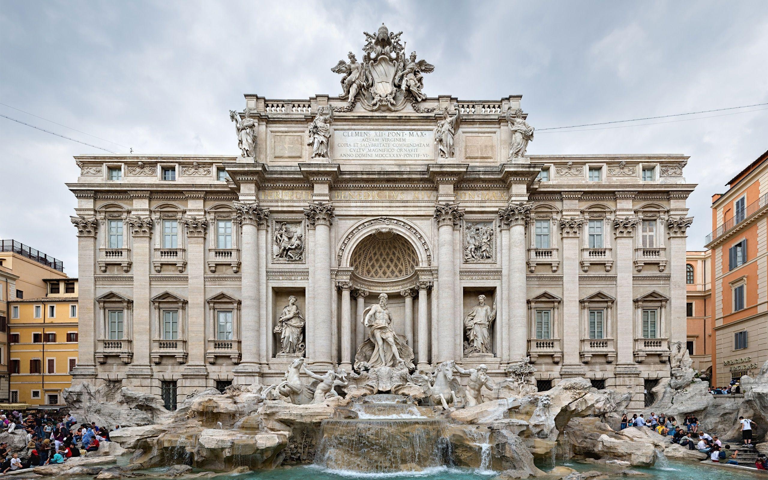 2560x1600 Fontana di Trevi Italy HD Wallpaper. Background Imagex1600, Desktop