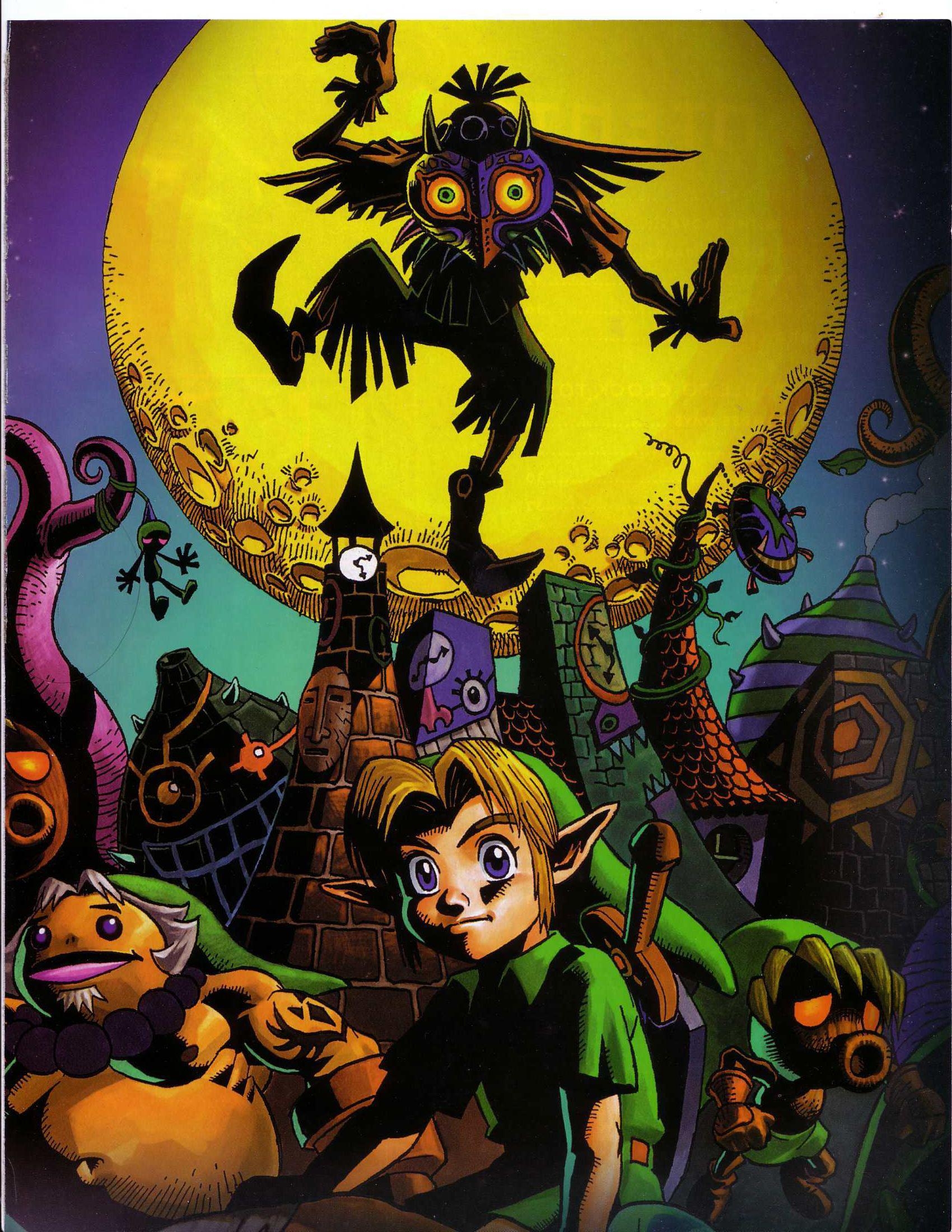 1700x2200 The Legend of Zelda: Majora's Mask and Scan Gallery, Phone