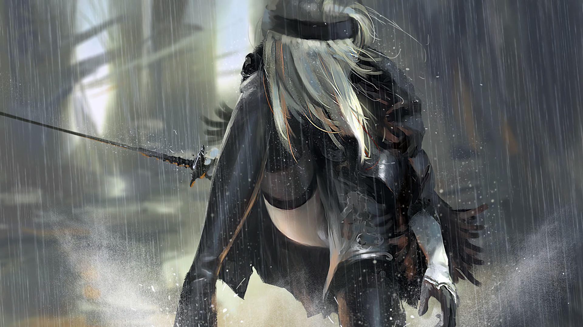 1920x1080 wallpaper engine NieR:Automata 2B, Desktop