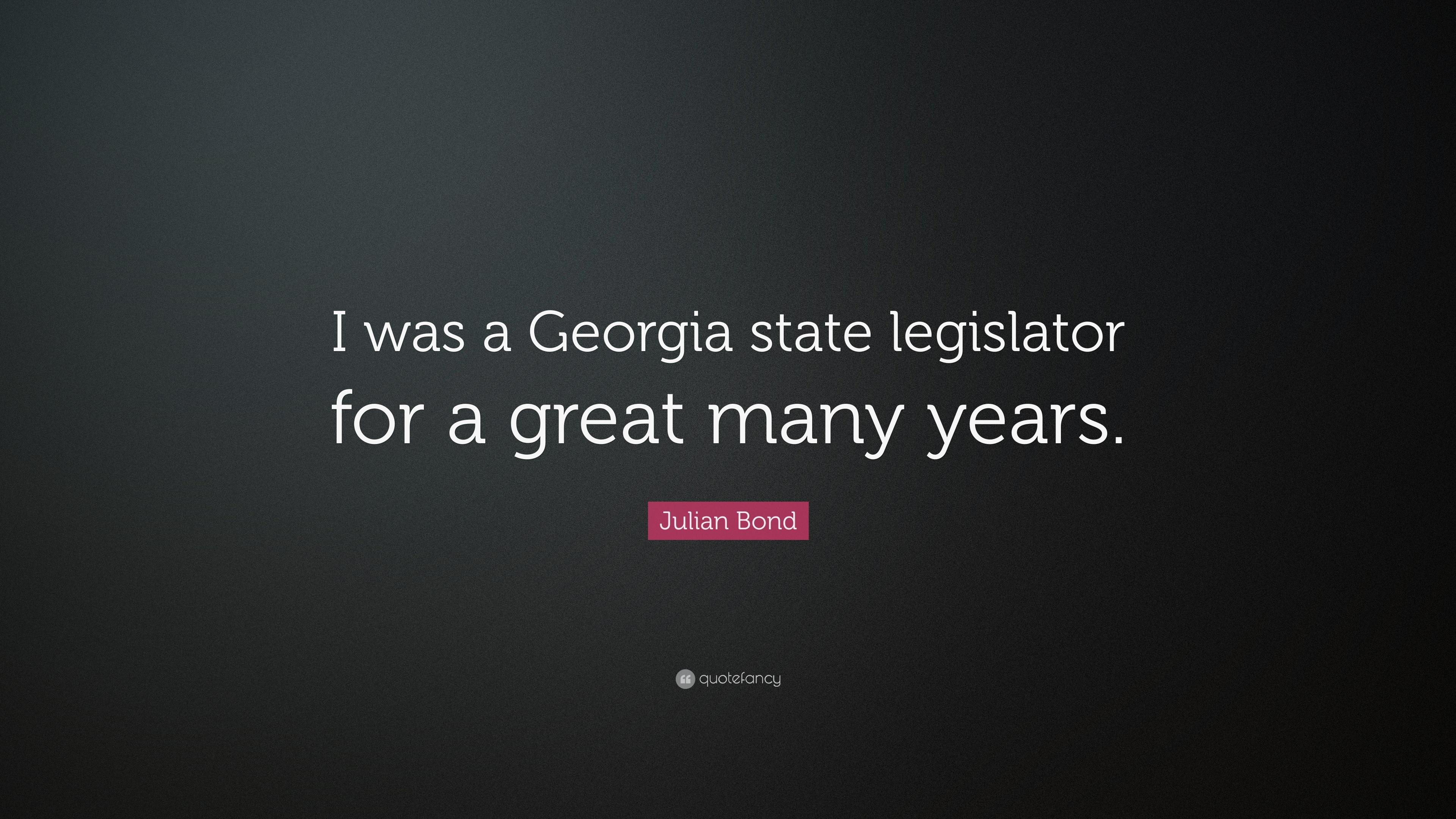 3840x2160 Julian Bond Quote: “I was a Georgia state legislator for a great, Desktop