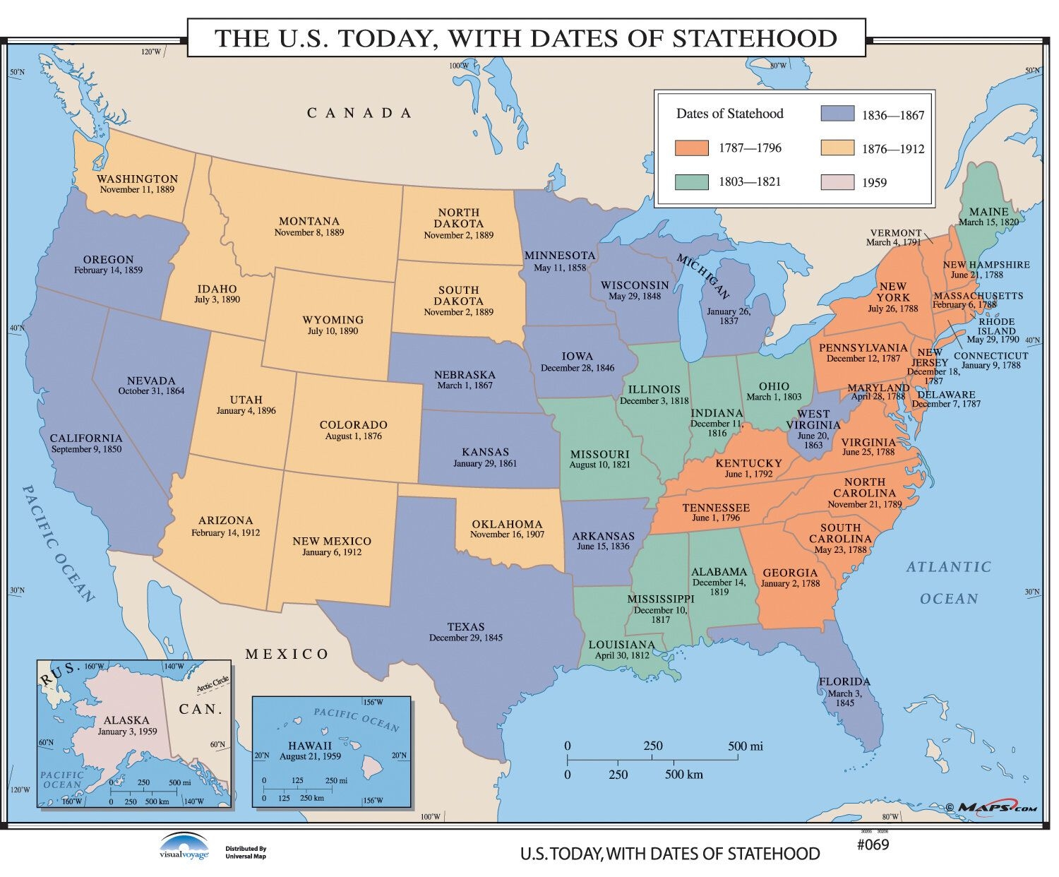 1500x1250 Universal Map U.S. History Wall Maps.S. Today, With Dates, Desktop