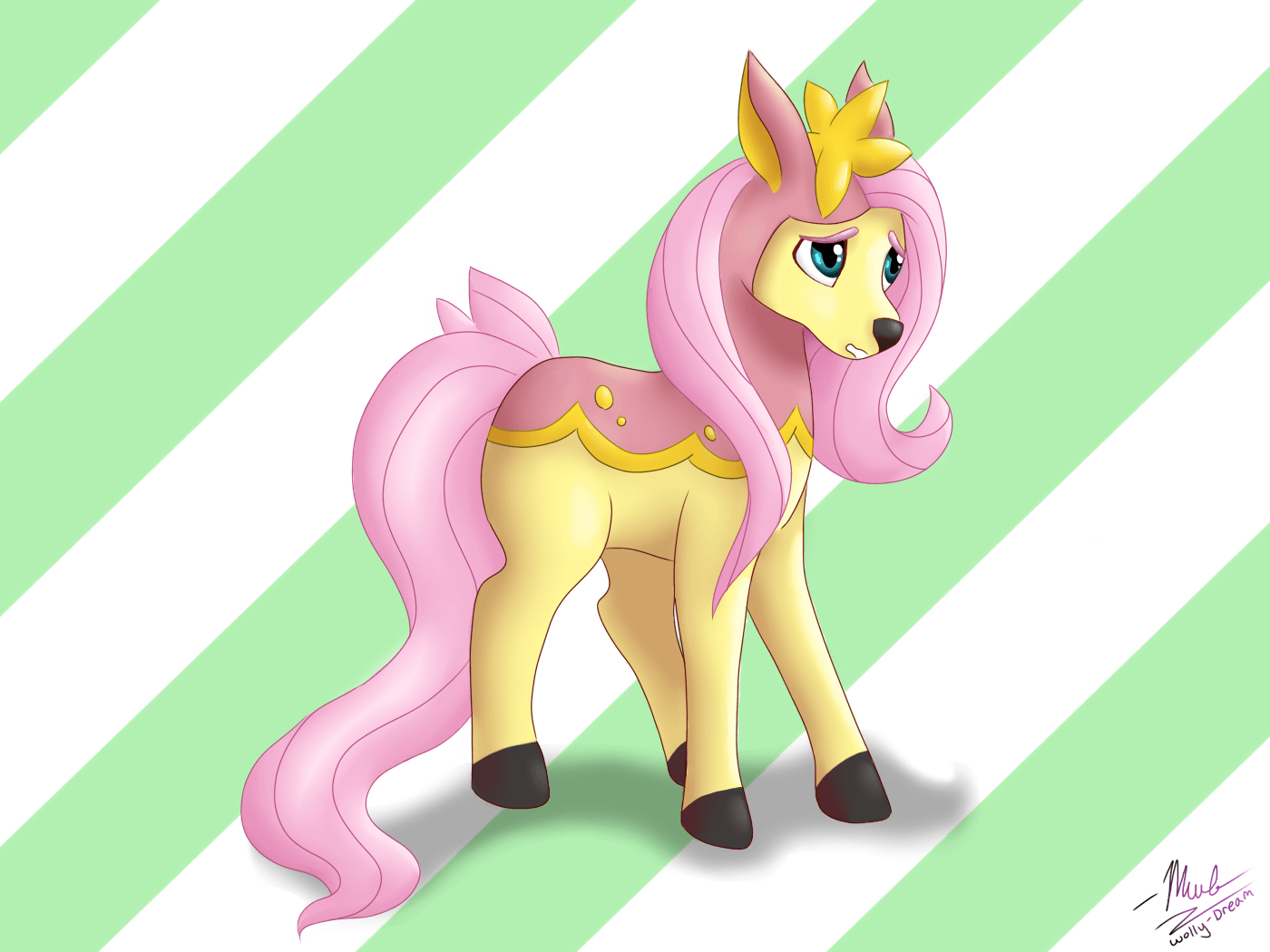 1400x1050 Deerling Fluttershy By Wolly Dream, Desktop