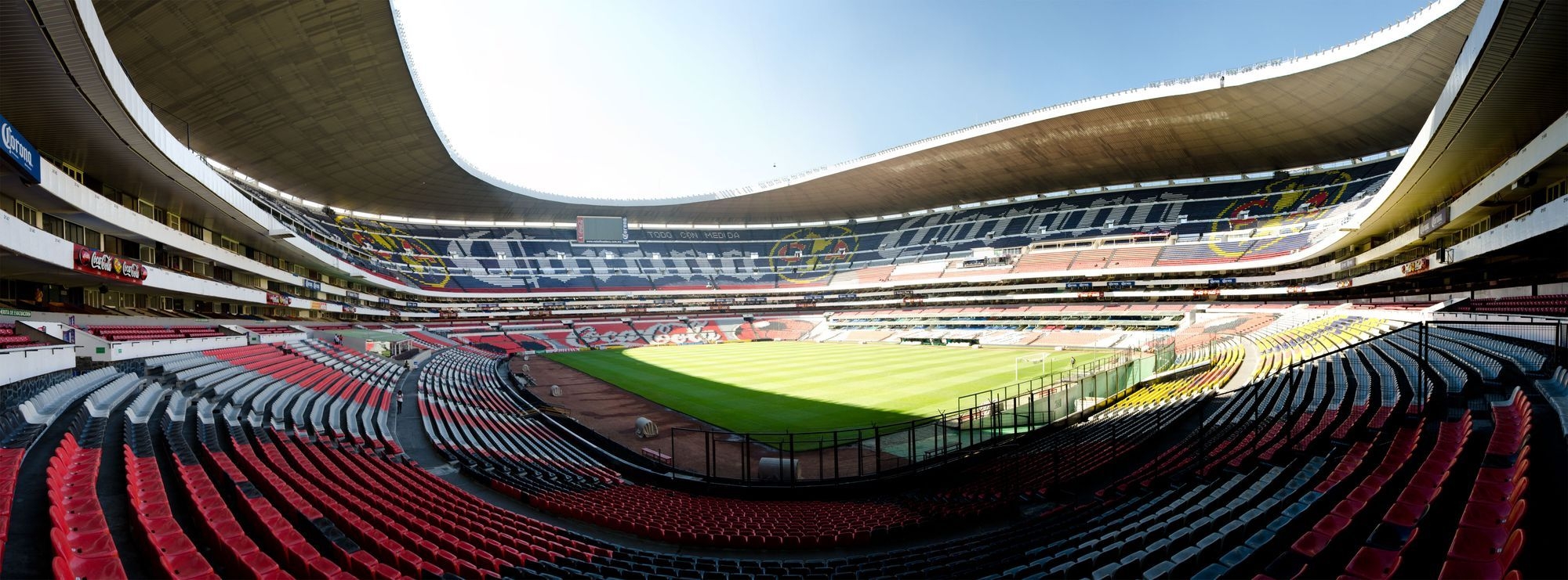 2000x750 Estadio Azteca (Coloso de Santa Ursula), Dual Screen