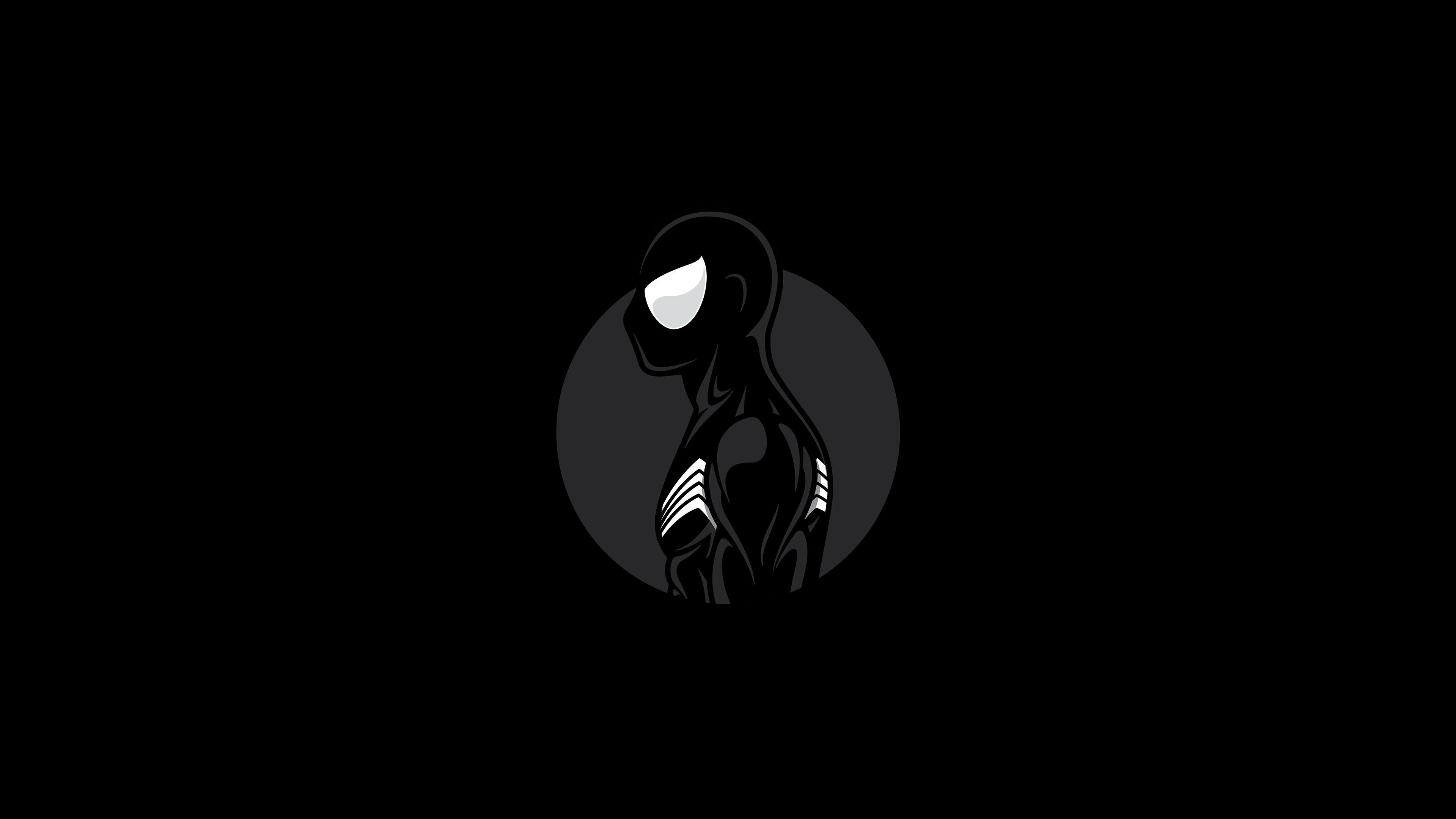 3840x2160 Wallpaper: Dark Minimalist Venom 4K. Desktop wallpaper macbook, Minimalist desktop wallpaper, Laptop wallpaper desktop wallpaper, Desktop