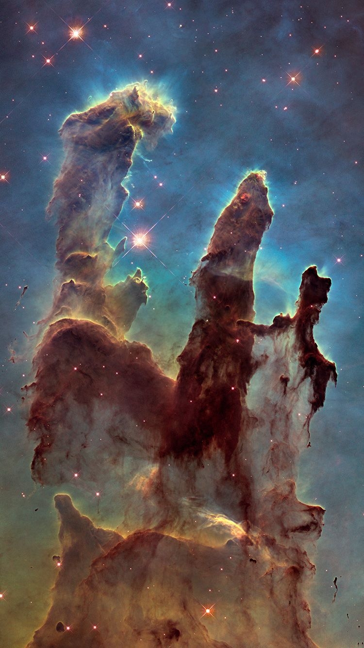 750x1340 NASA Releases New High Definition View Of Iconic 'Pillars Of Creation' Photo, Phone