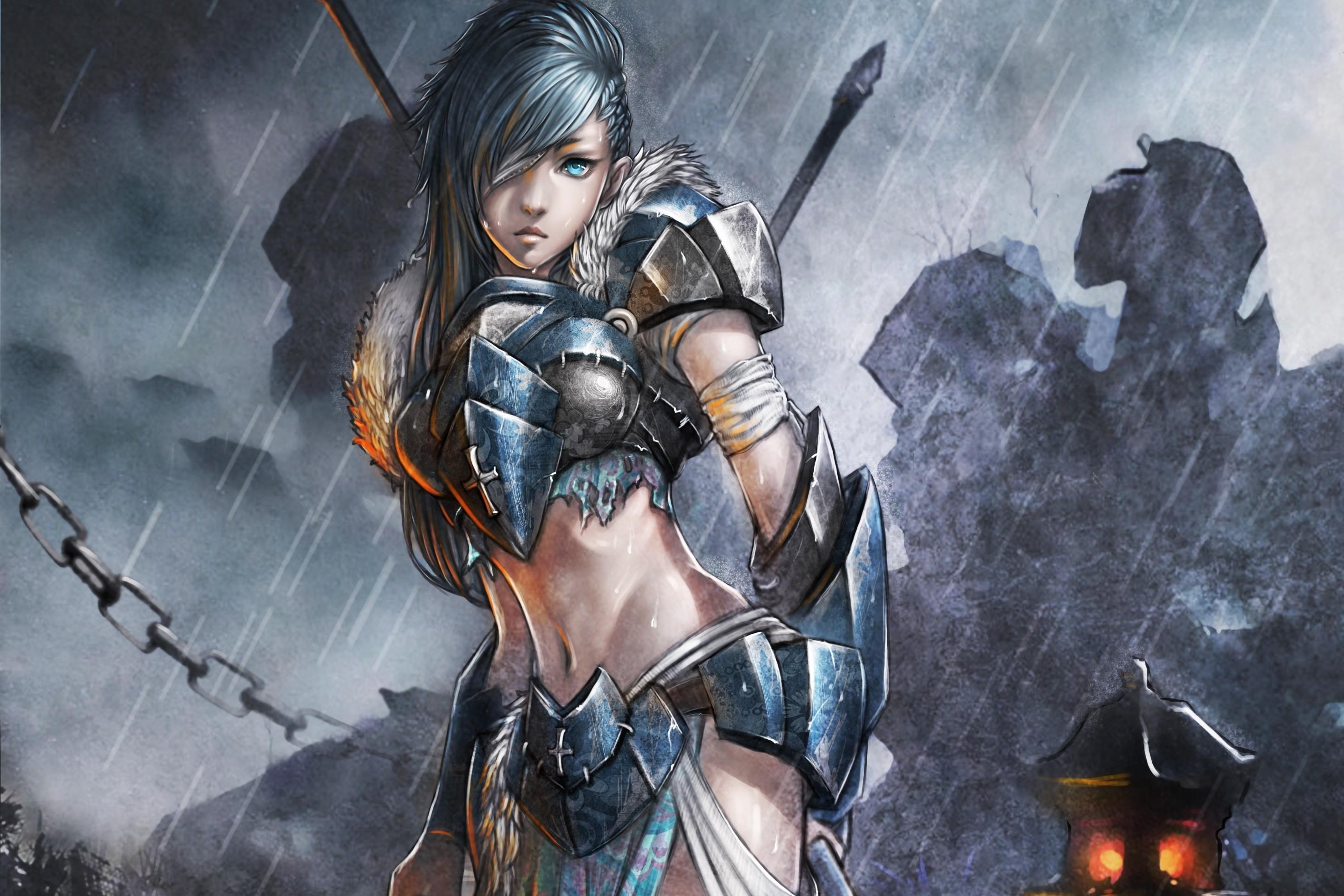 2900x1940 Fantasy Female Warrior Wallpaper, Desktop