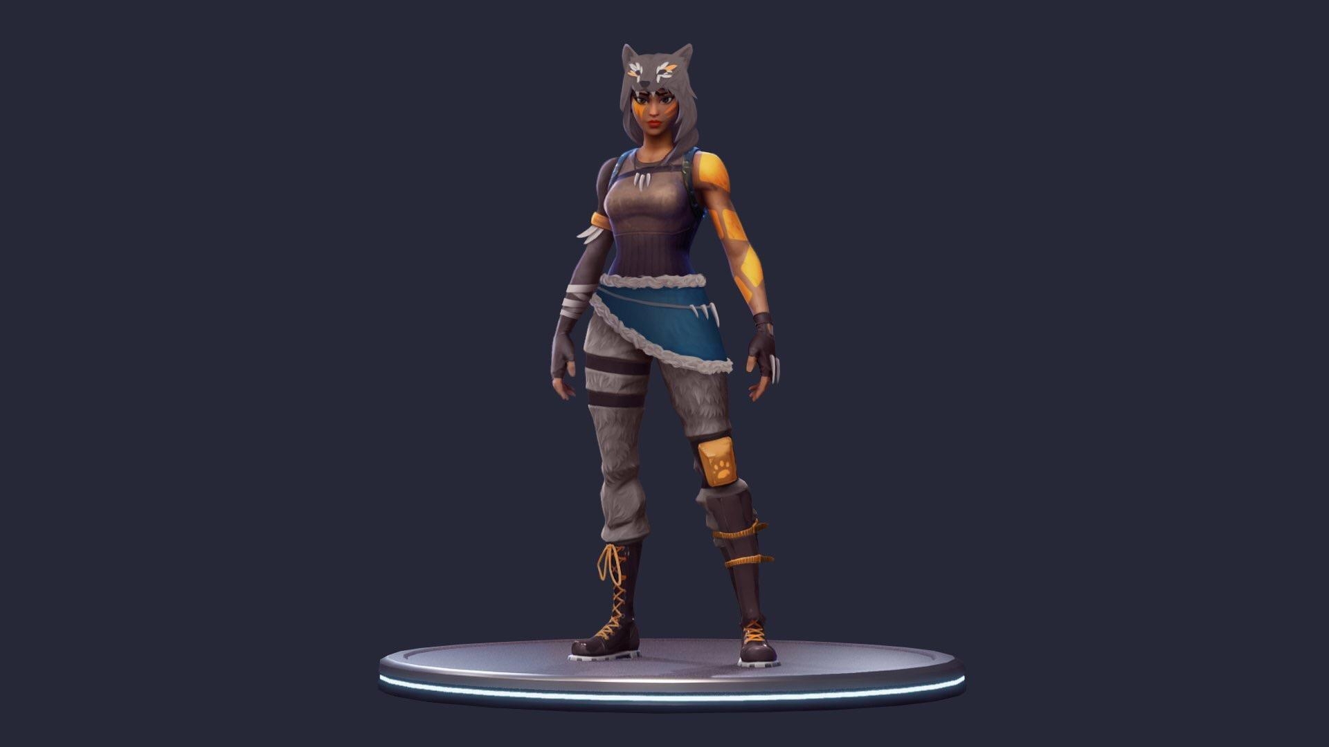 1920x1080 Wolf Skin concept for DK made by his lady. Please add epic!, Desktop