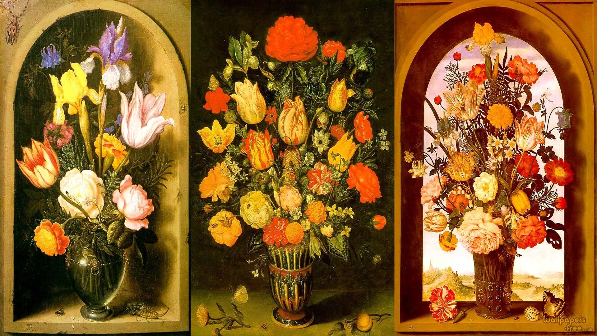 1920x1080 Dutch Baroque Flowers Collection, Desktop