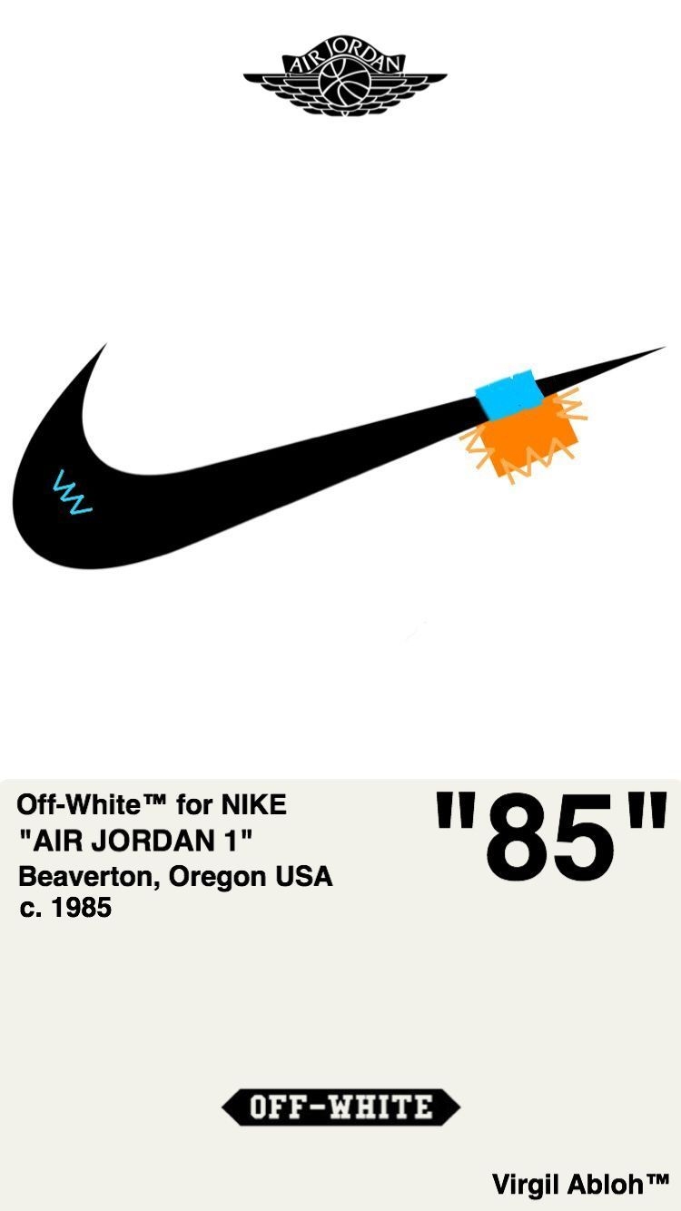 750x1340 Nike Off White iPhone Wallpaper Free Nike Off White iPhone Background, Phone