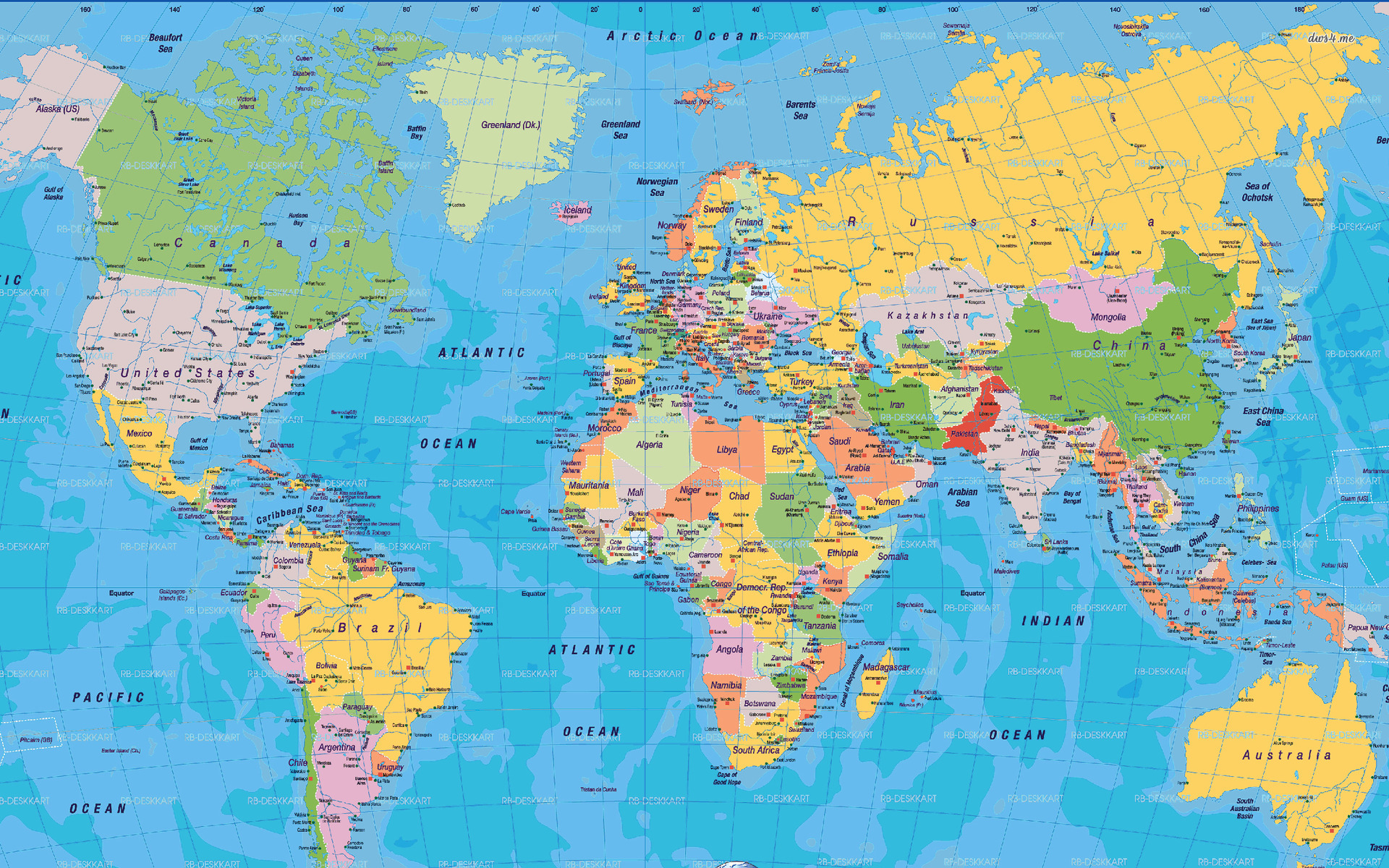 1920x1200 Free World Map HD wallpaper, Desktop