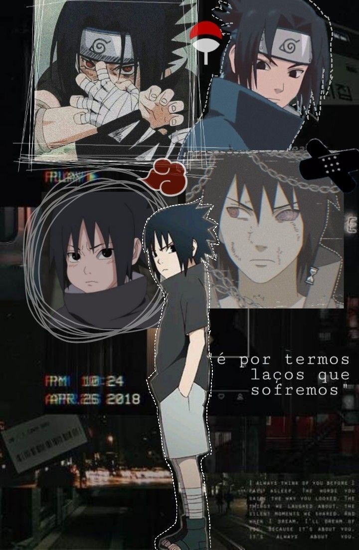 720x1110 Sasuke Uchiha Aesthetic Wallpaper #narutowallpaper em 2020, Phone