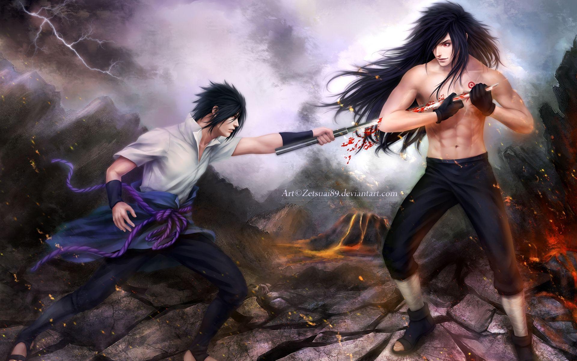 1920x1200 Madara vs Sasuke 8d Wallpaper HD, Desktop