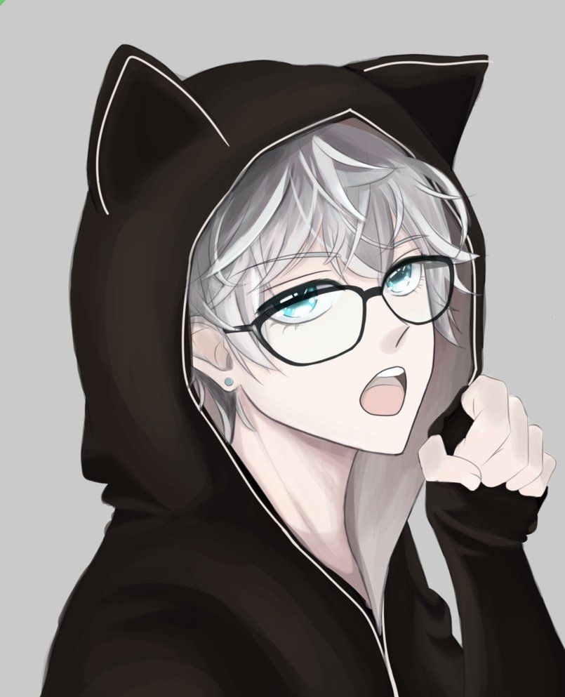 810x1000 Anime Wolf Boy Hoodie Male Anime Drawings, Phone