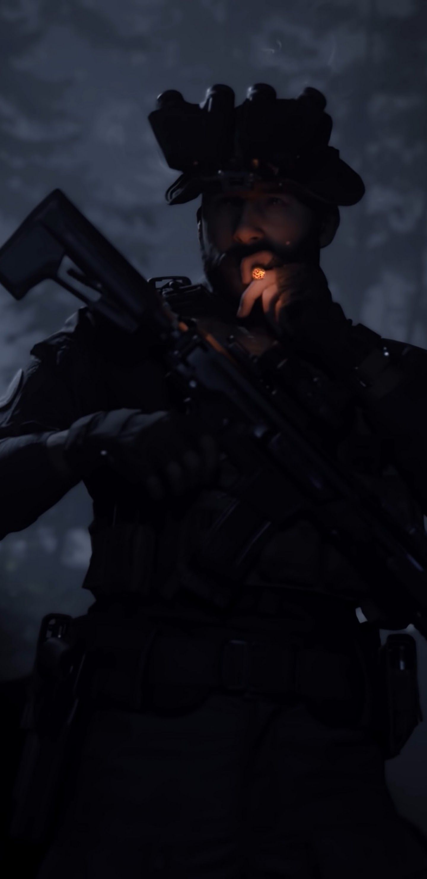 1440x2960 Call of Duty: Modern Warfare Captain Price Smoking 4K Wallpaper, Phone