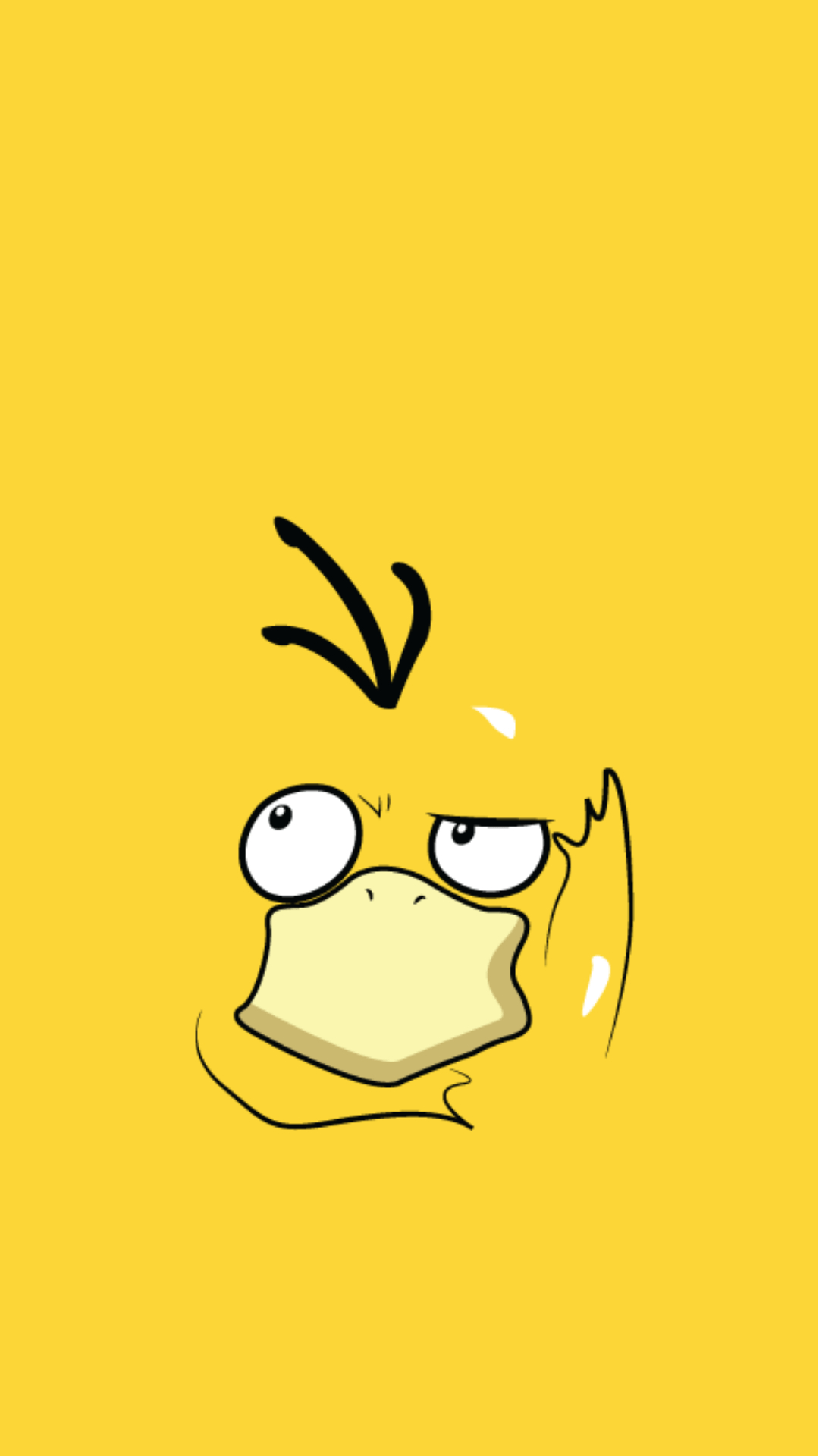 1080x1920 Free Psyduck HD Wallpaper, Phone