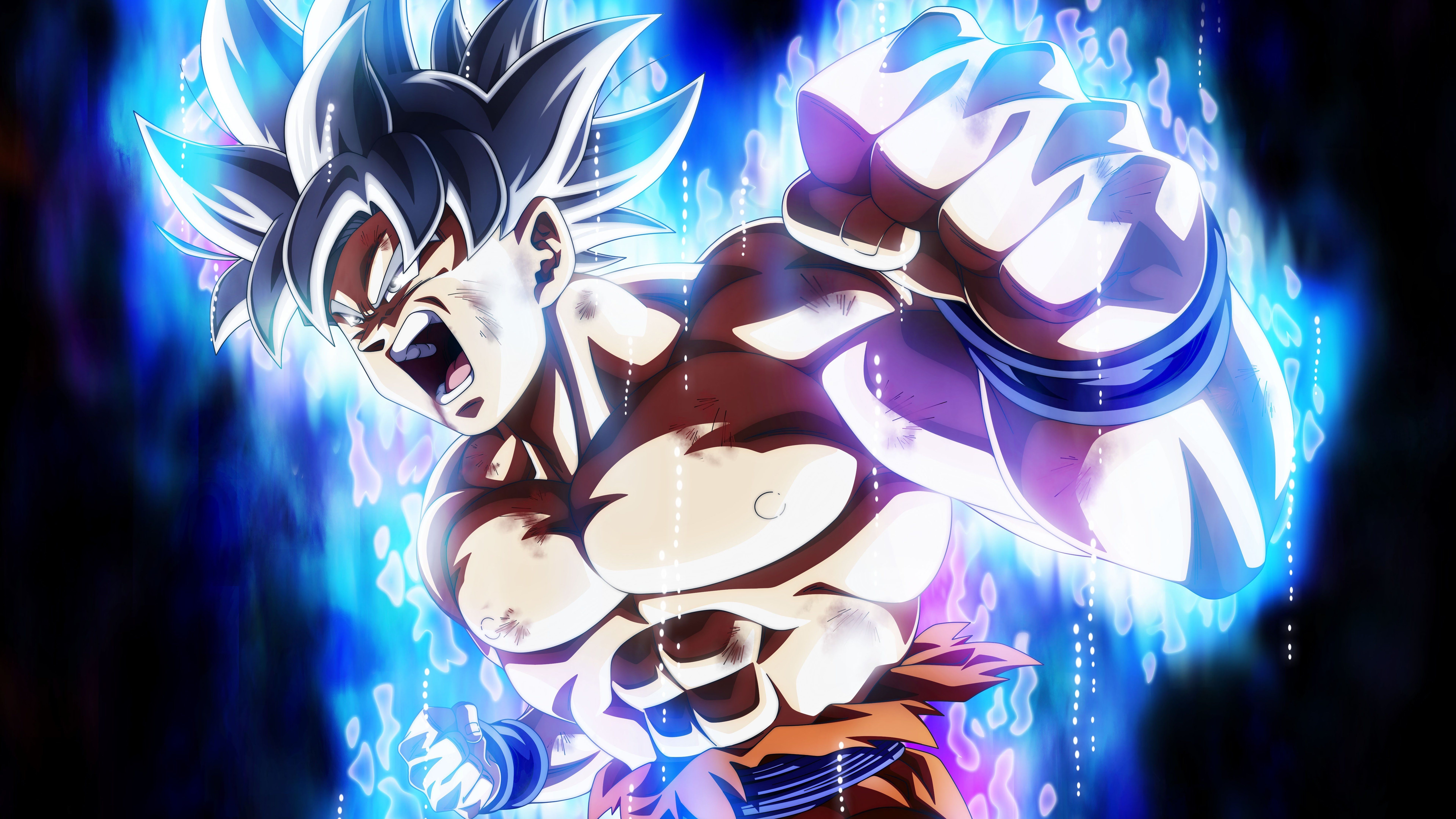 7680x4320 Dragon Ball Super Goku Ultra Instinct Wallpaper, Desktop