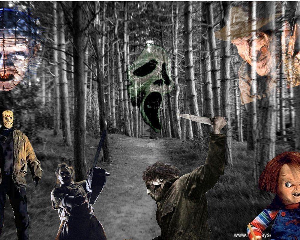 1000x800 Horror Slashers. Movie wallpaper, Horror, Ghost movies, Desktop