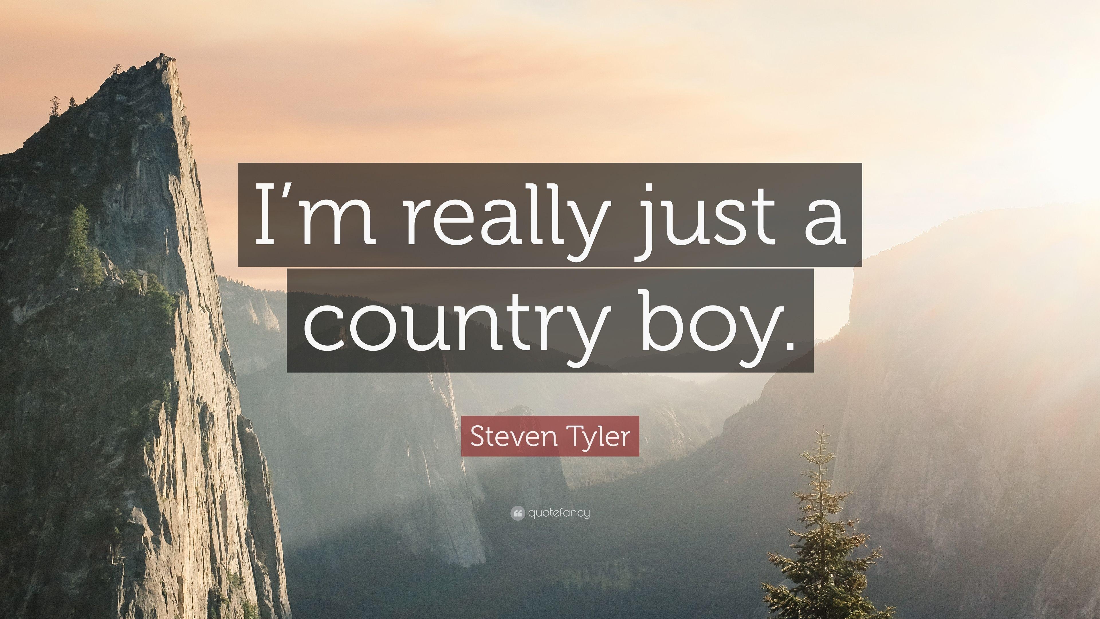 3840x2160 Steven Tyler Quote: “I'm really just a country boy.” 7 wallpaper, Desktop