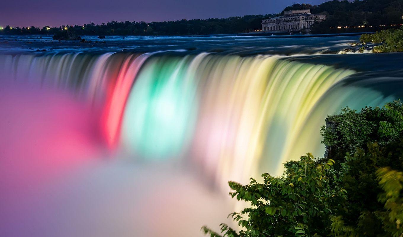 1370x800 Niagara Falls HD Wallpaper, Desktop