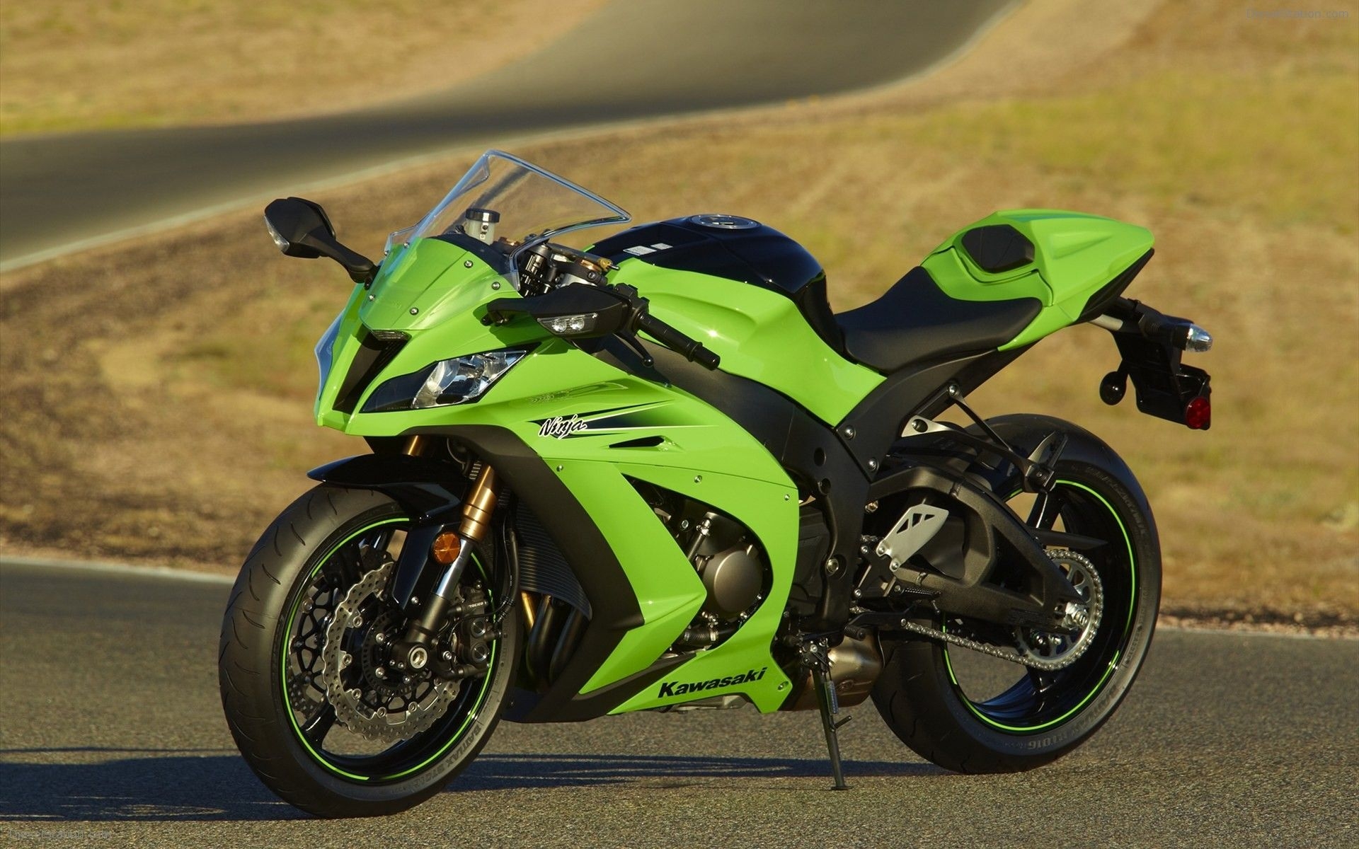 1920x1200 Kawasaki Ninja ZX 10R 2011 Widescreen Exotic Car Wallpaper, Desktop